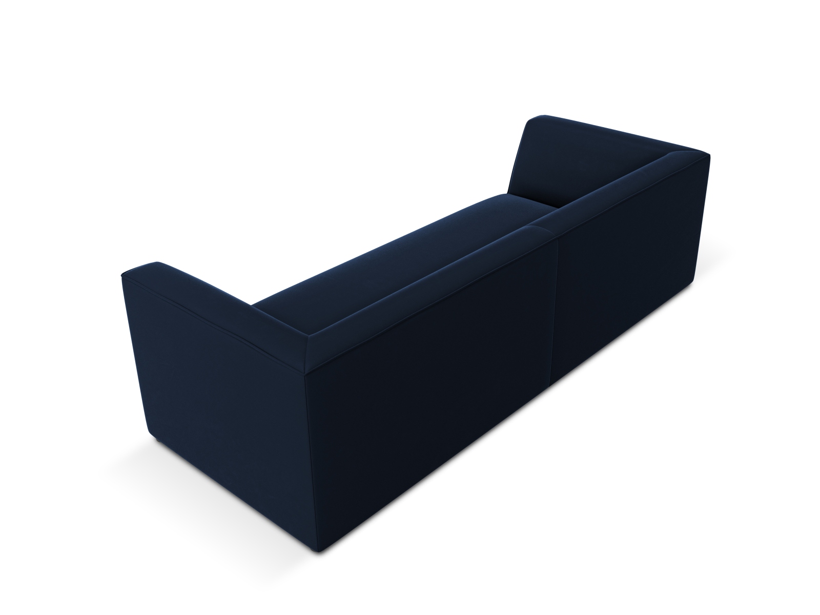 Velvet Sofa, "Ruby", 3 Seats, 232x93x69