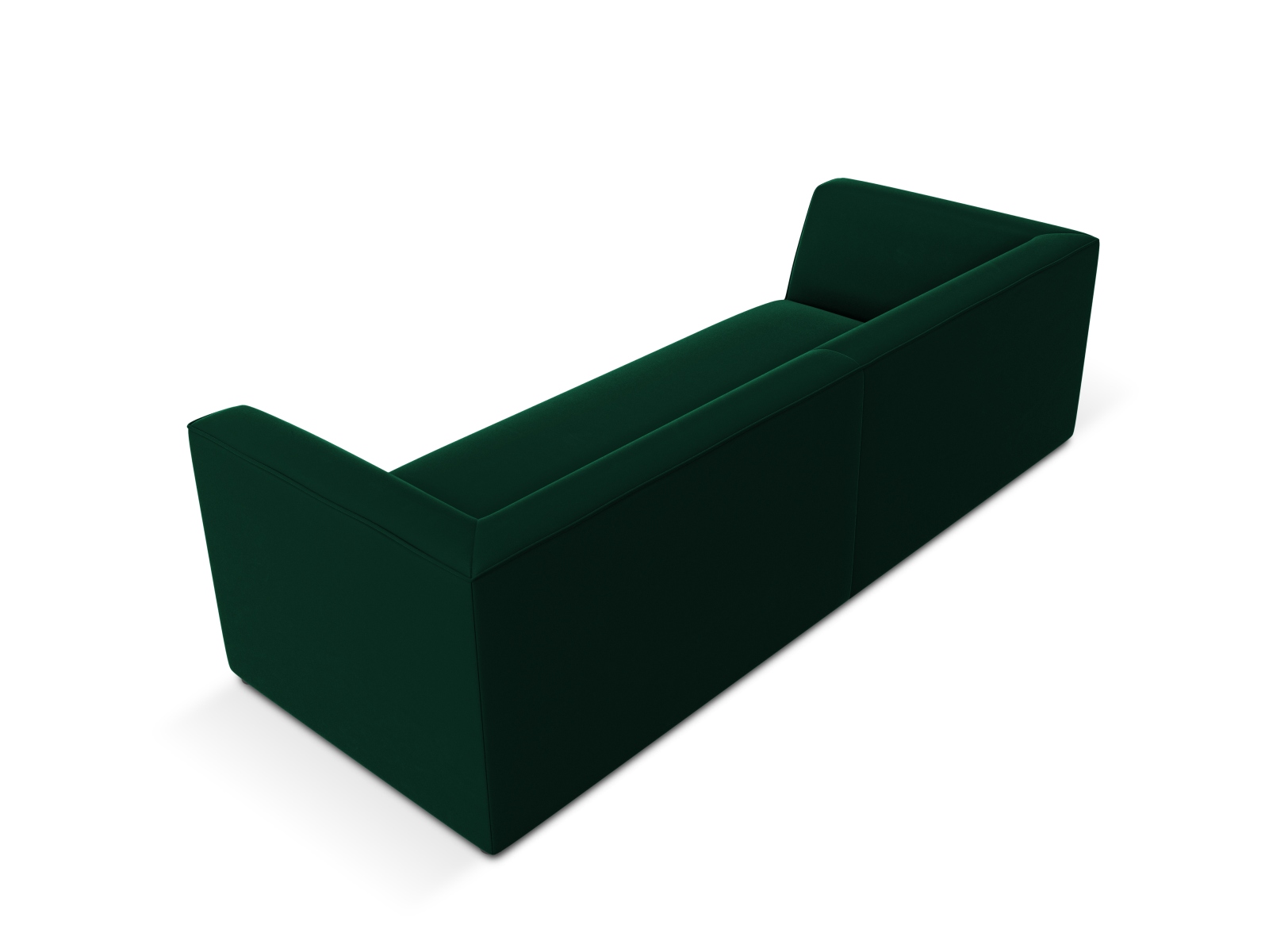 Velvet Sofa, "Ruby", 3 Seats, 232x93x69