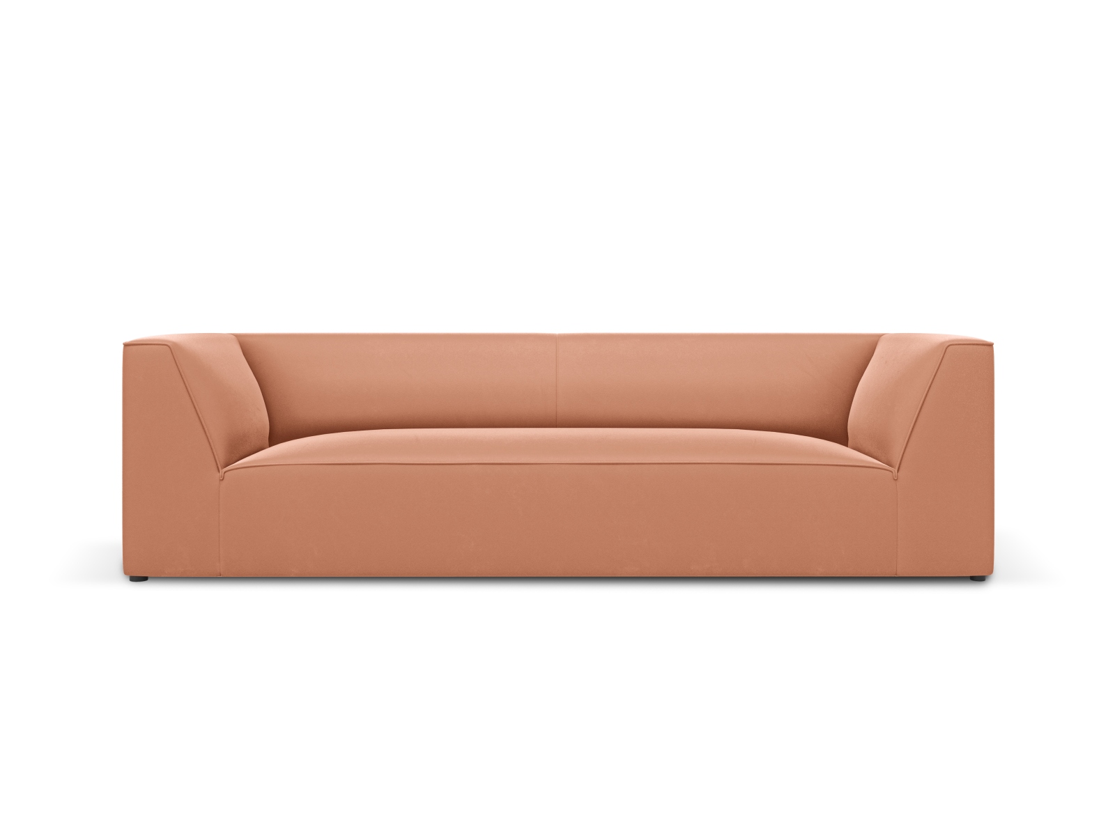 Velvet Sofa, "Ruby", 3 Seats, 232x93x69