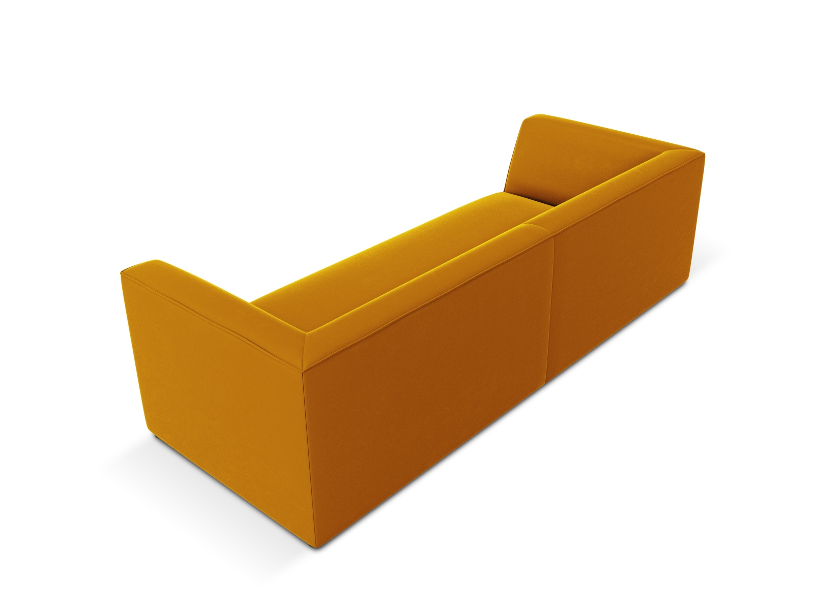 Velvet Sofa, "Ruby", 3 Seats, 232x93x69