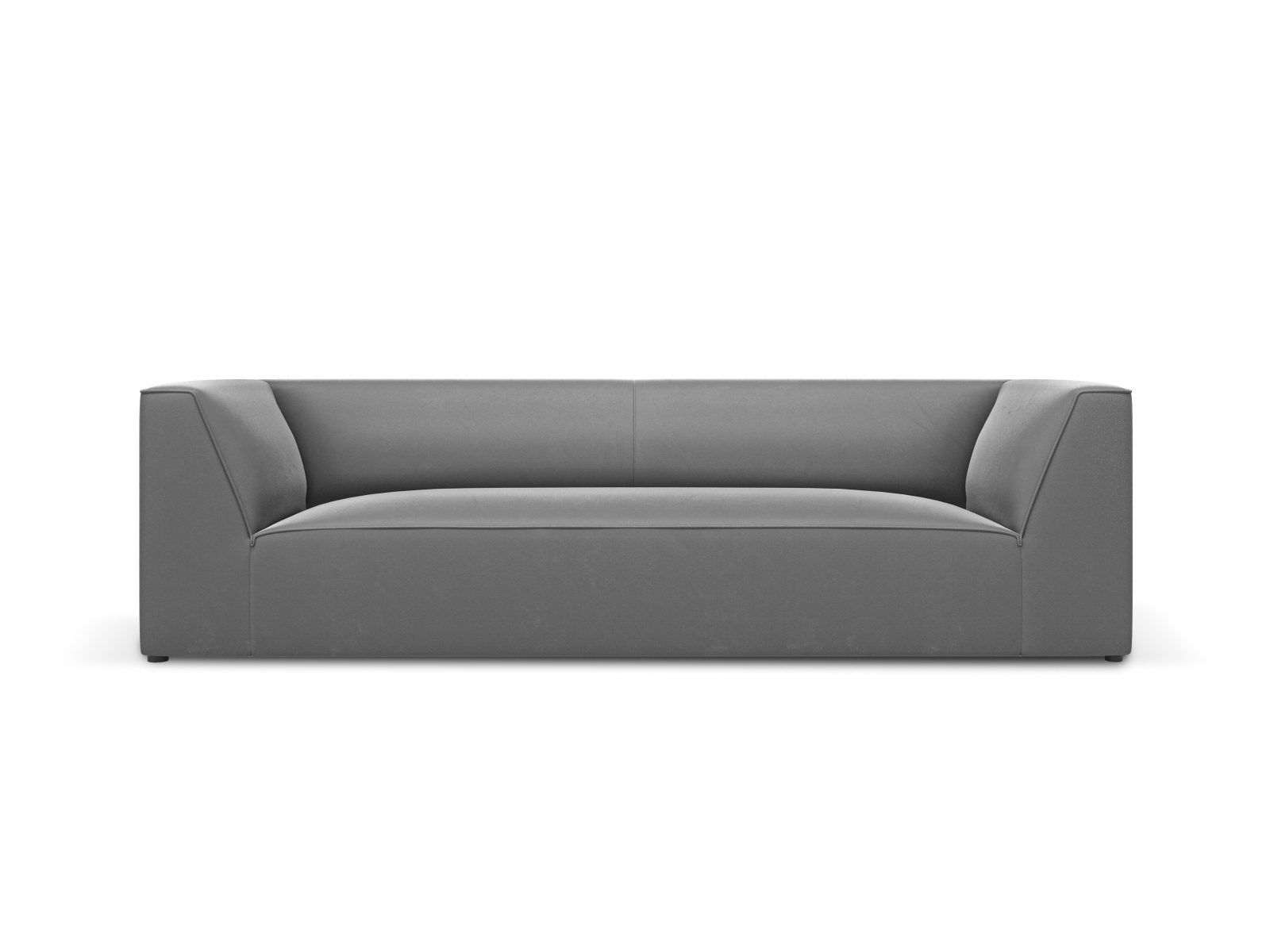 Velvet Sofa, "Ruby", 3 Seats, 232x93x69