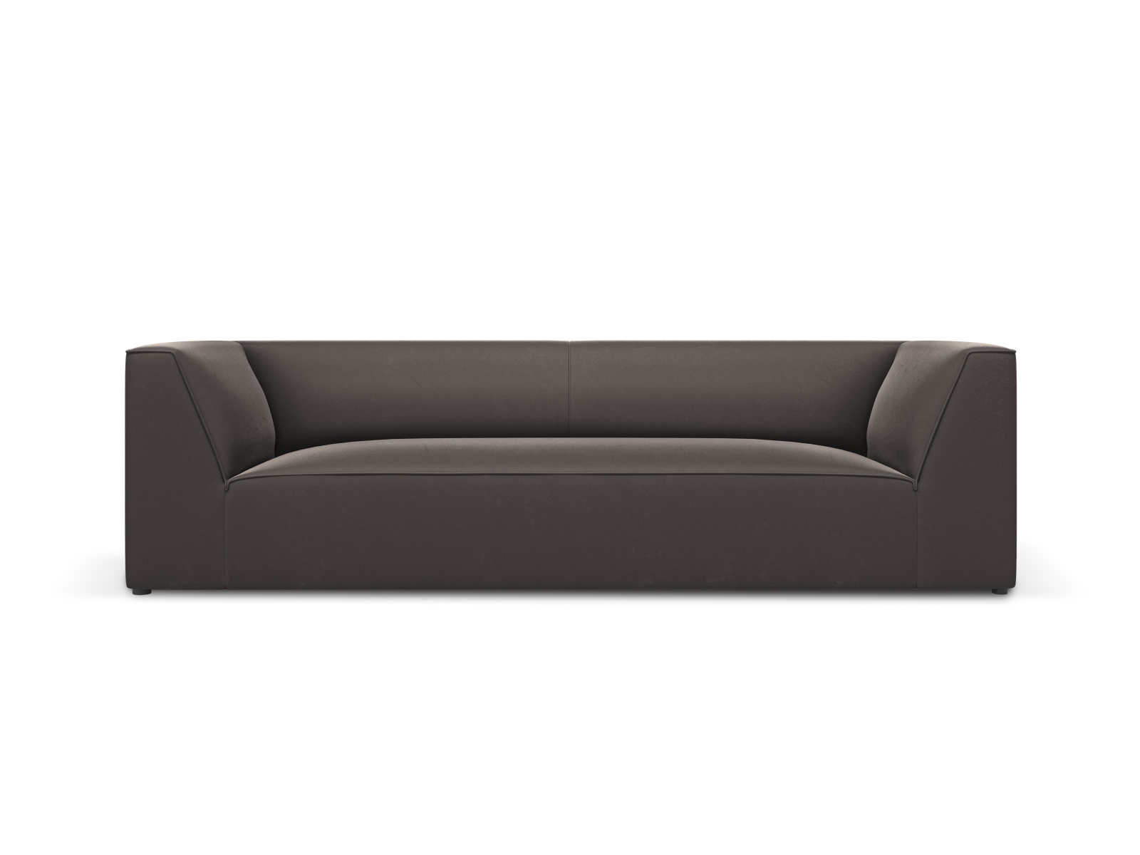 Velvet Sofa, "Ruby", 3 Seats, 232x93x69