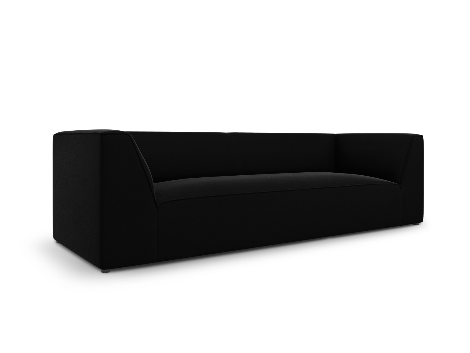 Velvet Sofa, "Ruby", 3 Seats, 232x93x69