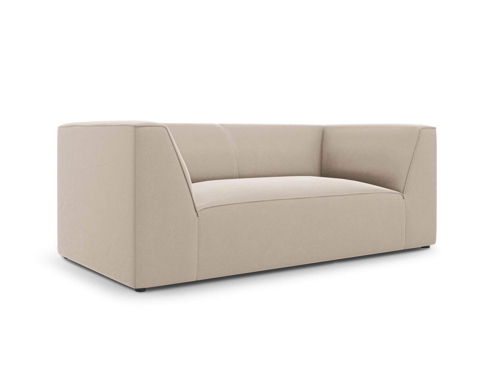 Velvet Sofa, "Ruby", 2 Seats, 174x93x69