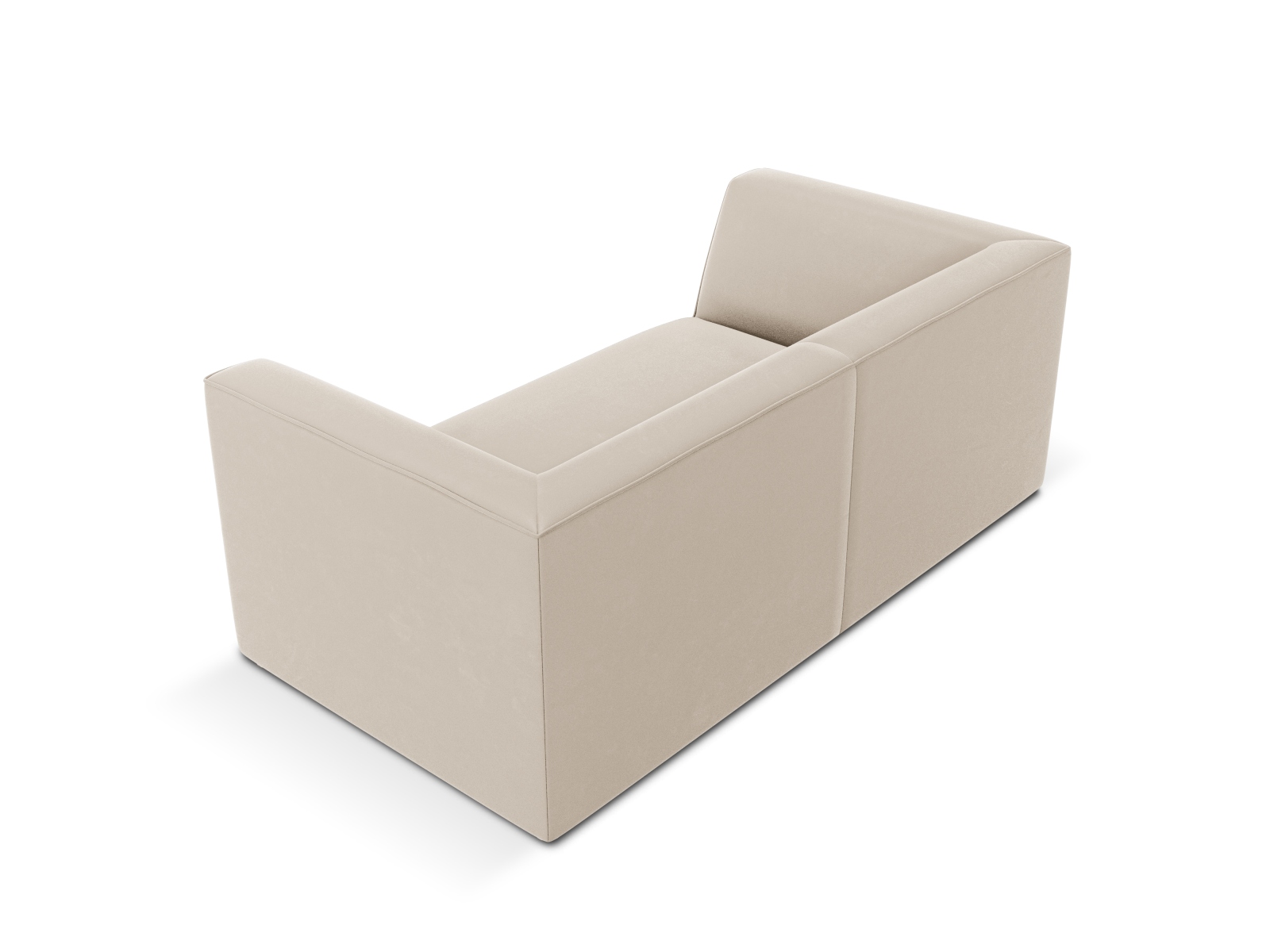 Velvet Sofa, "Ruby", 2 Seats, 174x93x69