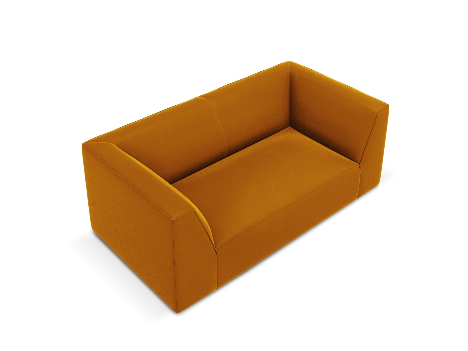 Velvet Sofa, "Ruby", 2 Seats, 174x93x69