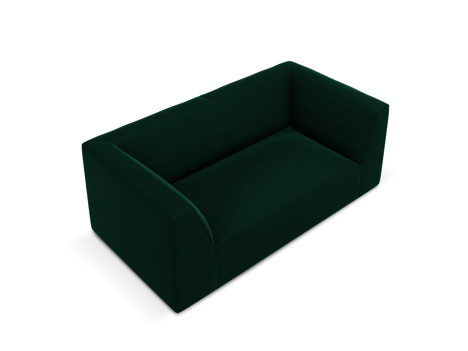 Velvet Sofa, "Ruby", 2 Seats, 174x93x69