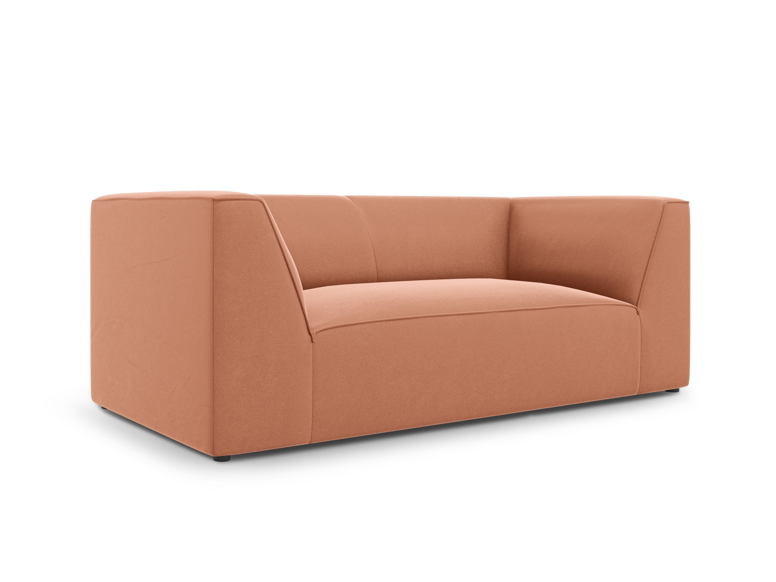 Velvet Sofa, "Ruby", 2 Seats, 174x93x69
