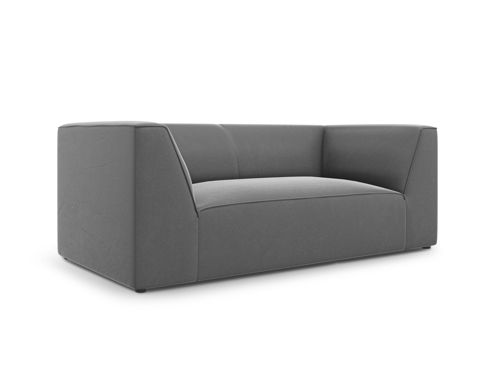 Velvet Sofa, "Ruby", 2 Seats, 174x93x69