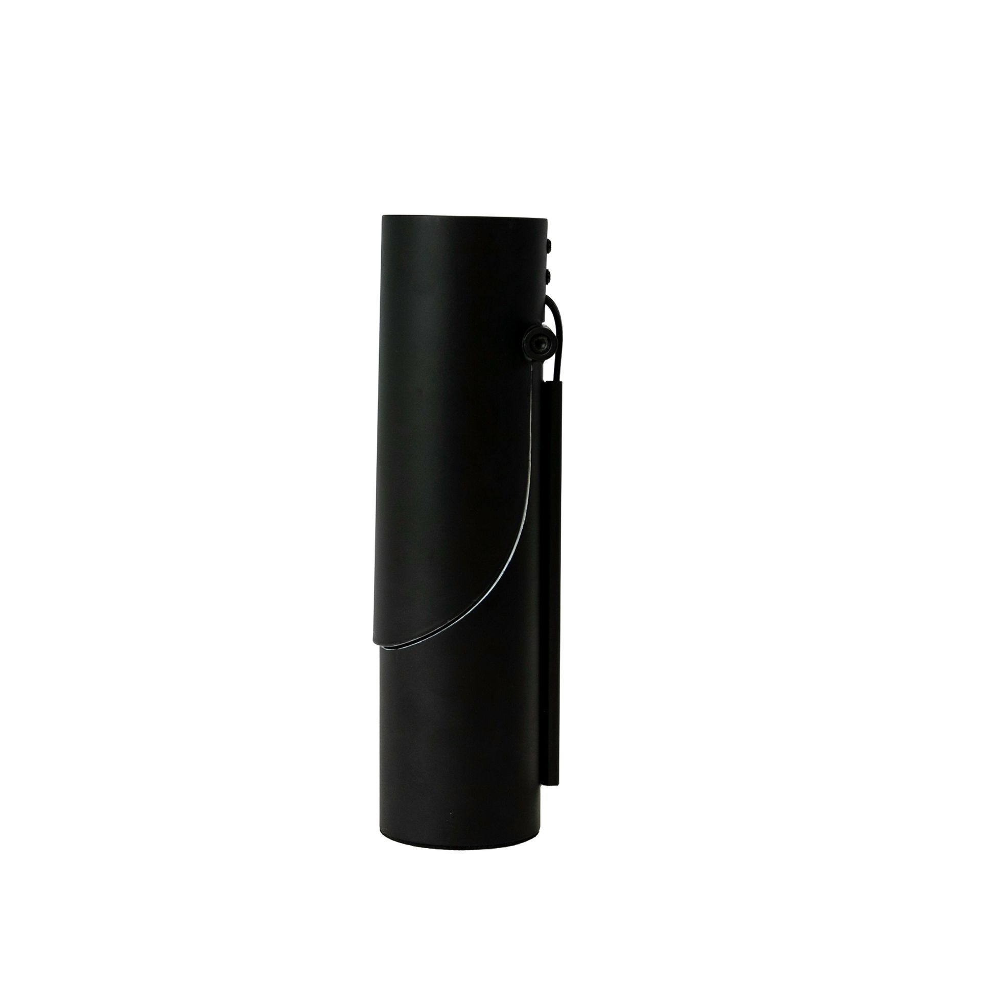 Table lamp in black and white steel