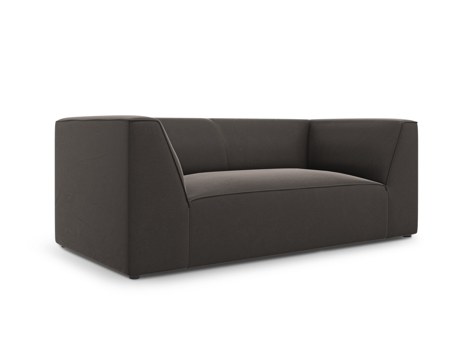 Velvet Sofa, "Ruby", 2 Seats, 174x93x69
