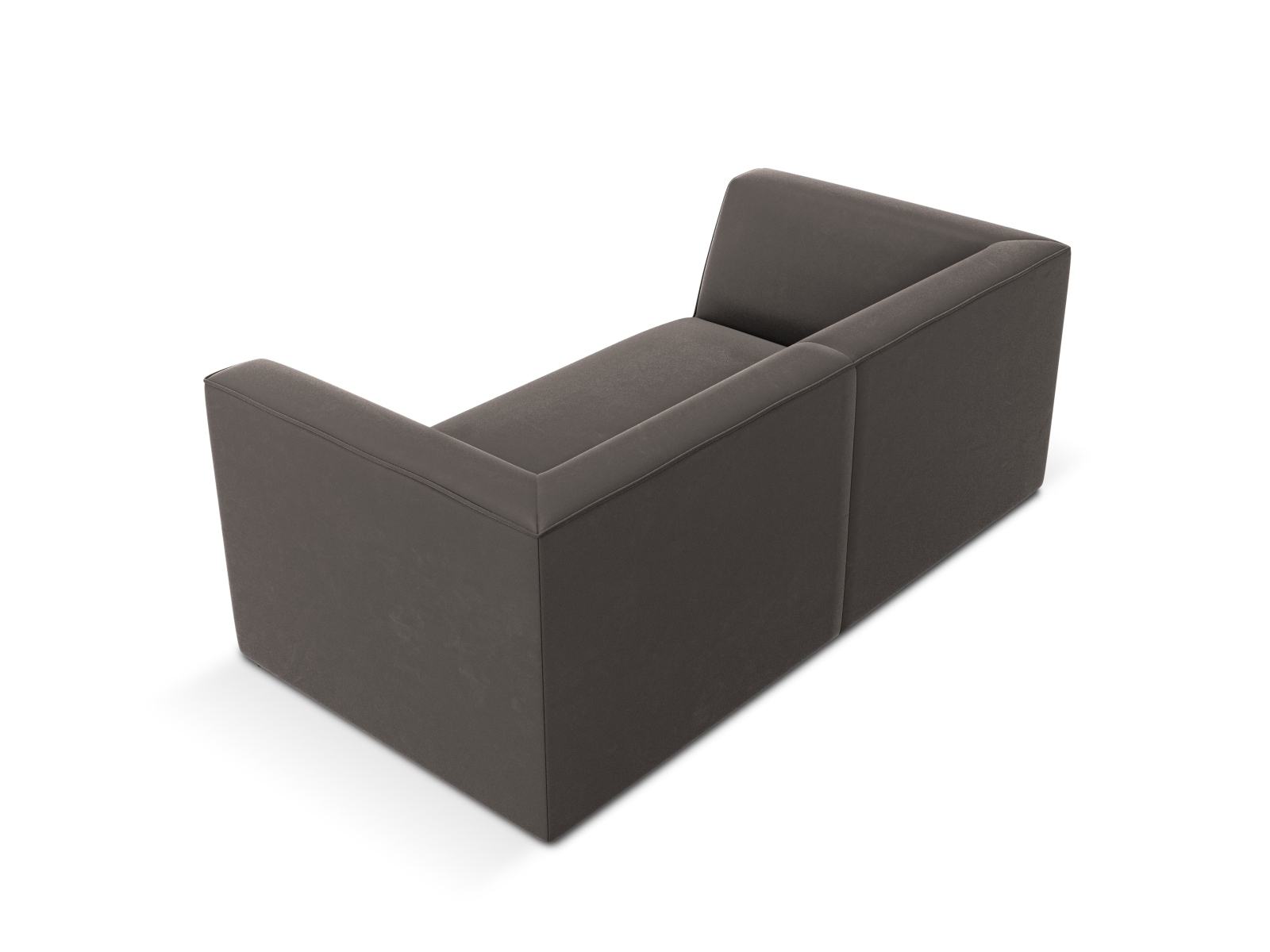 Velvet Sofa, "Ruby", 2 Seats, 174x93x69