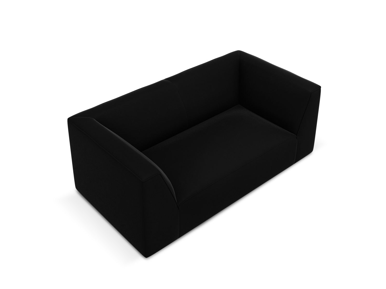 Velvet Sofa, "Ruby", 2 Seats, 174x93x69