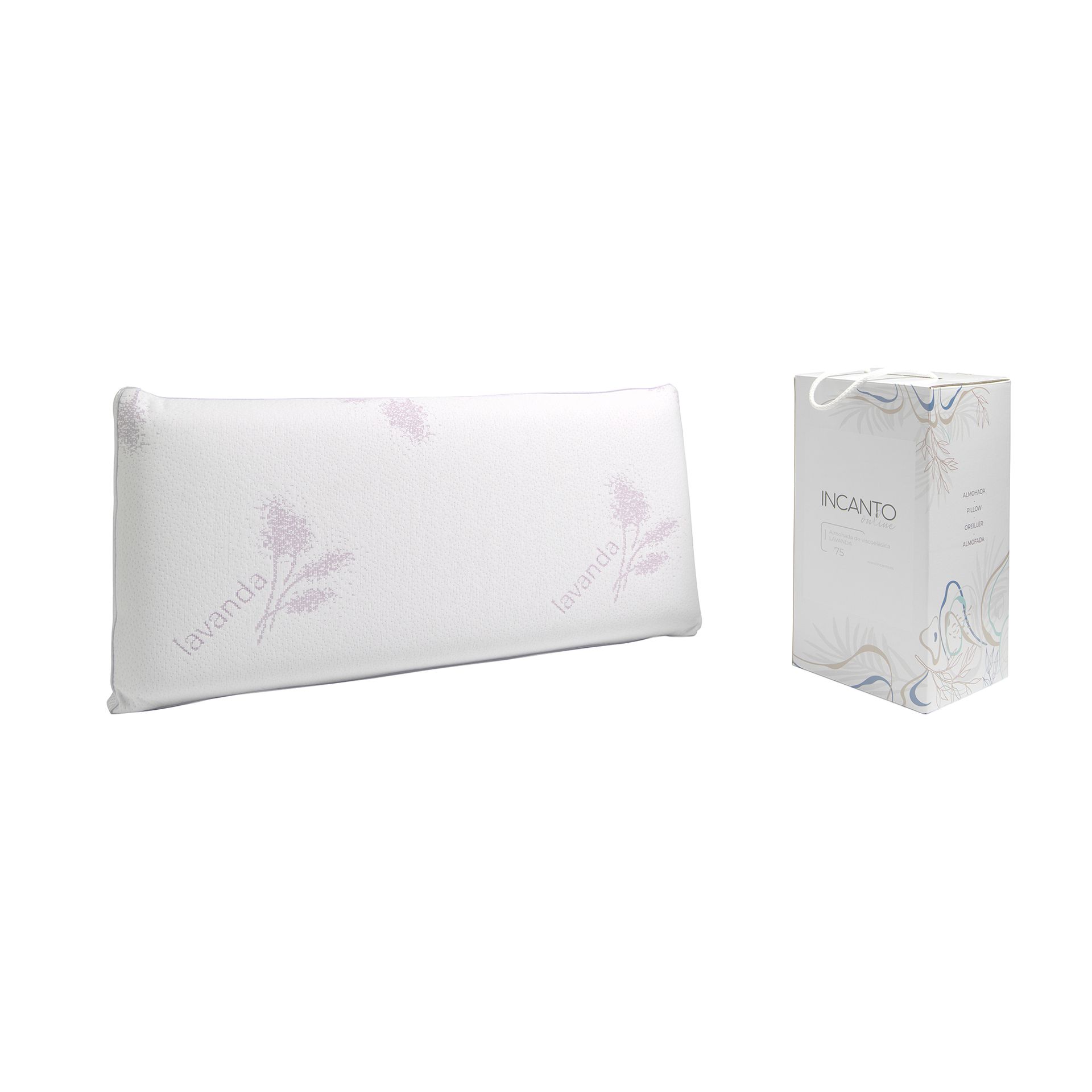 Viscoelastic pillow and lavender scent