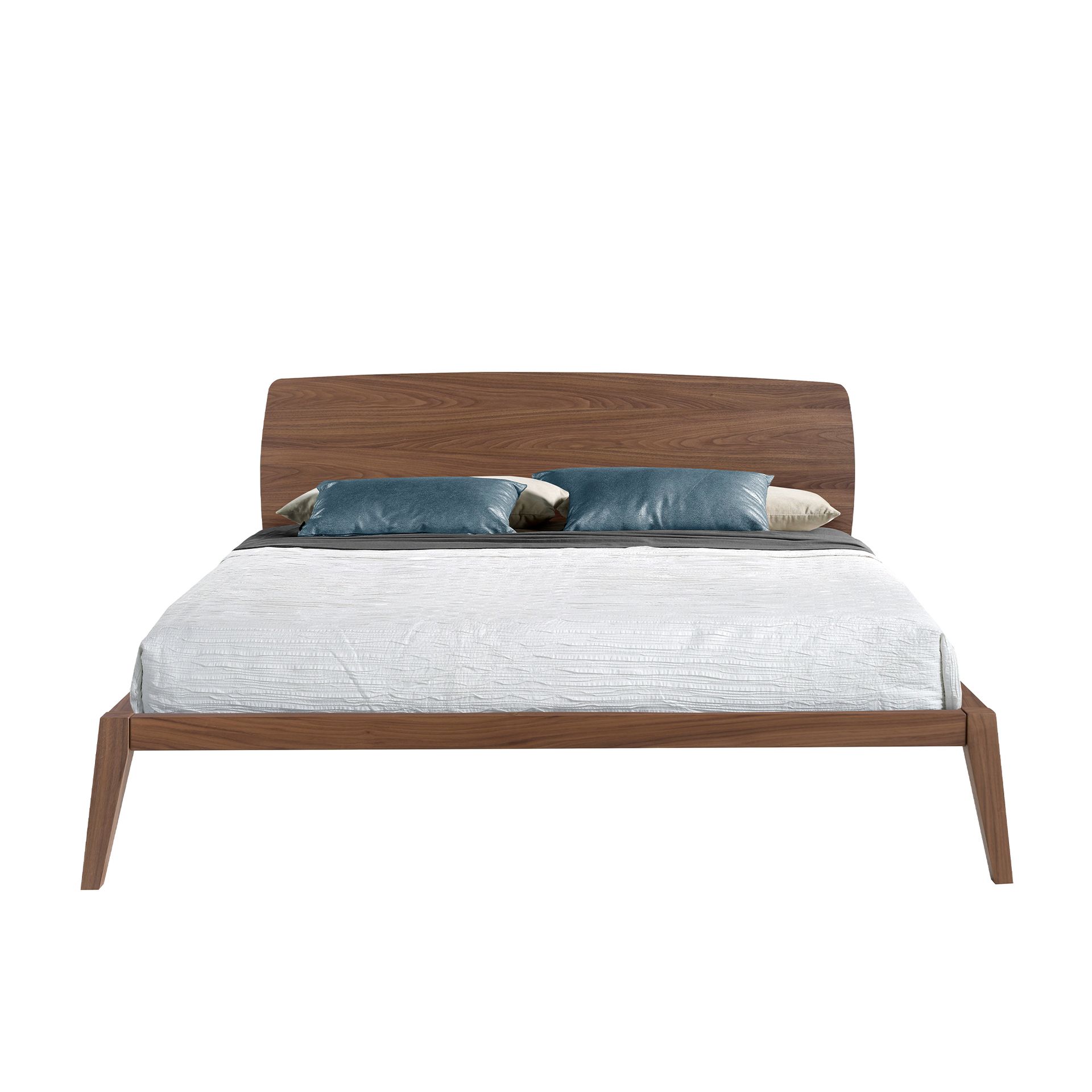 Walnut bed