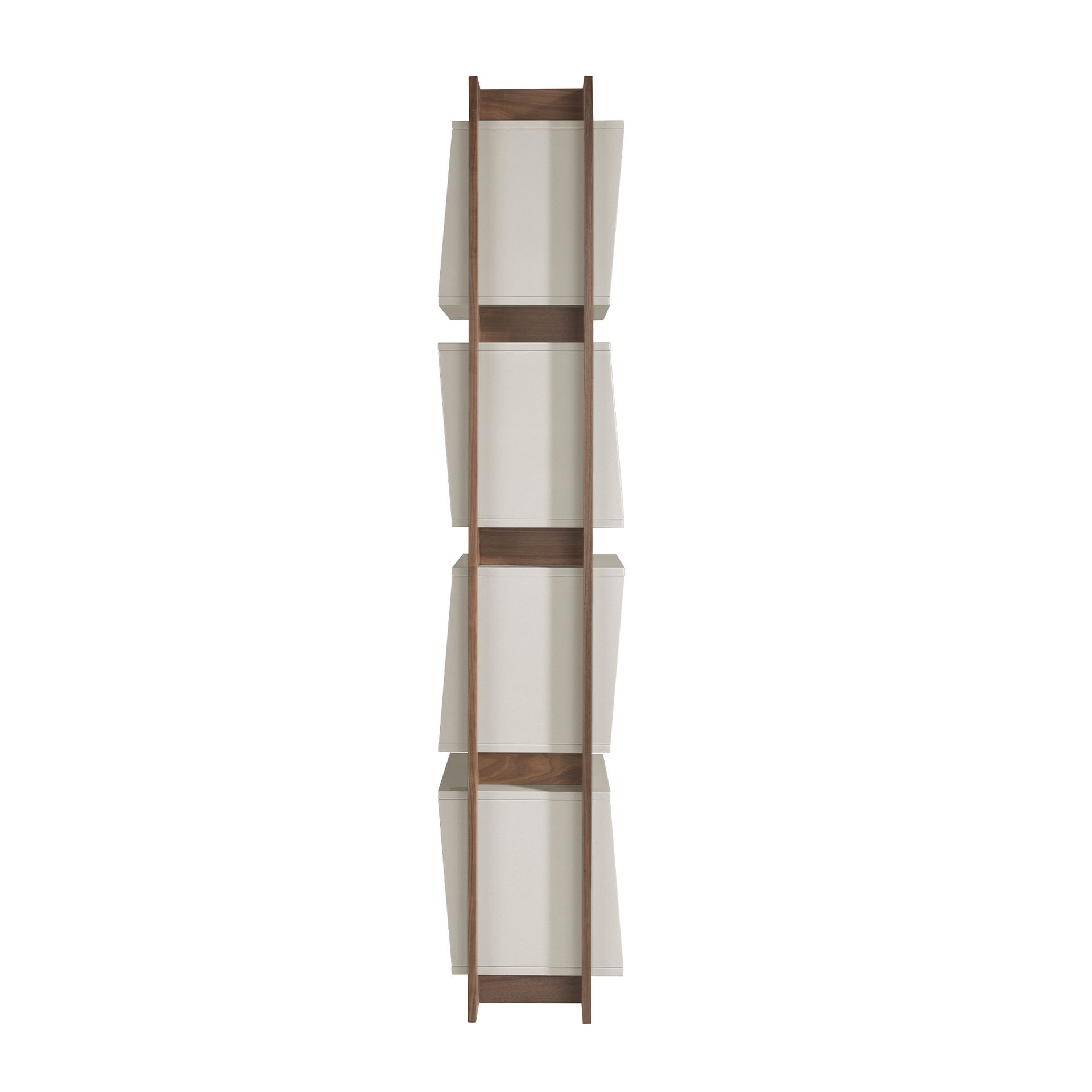 Walnut cube shelf