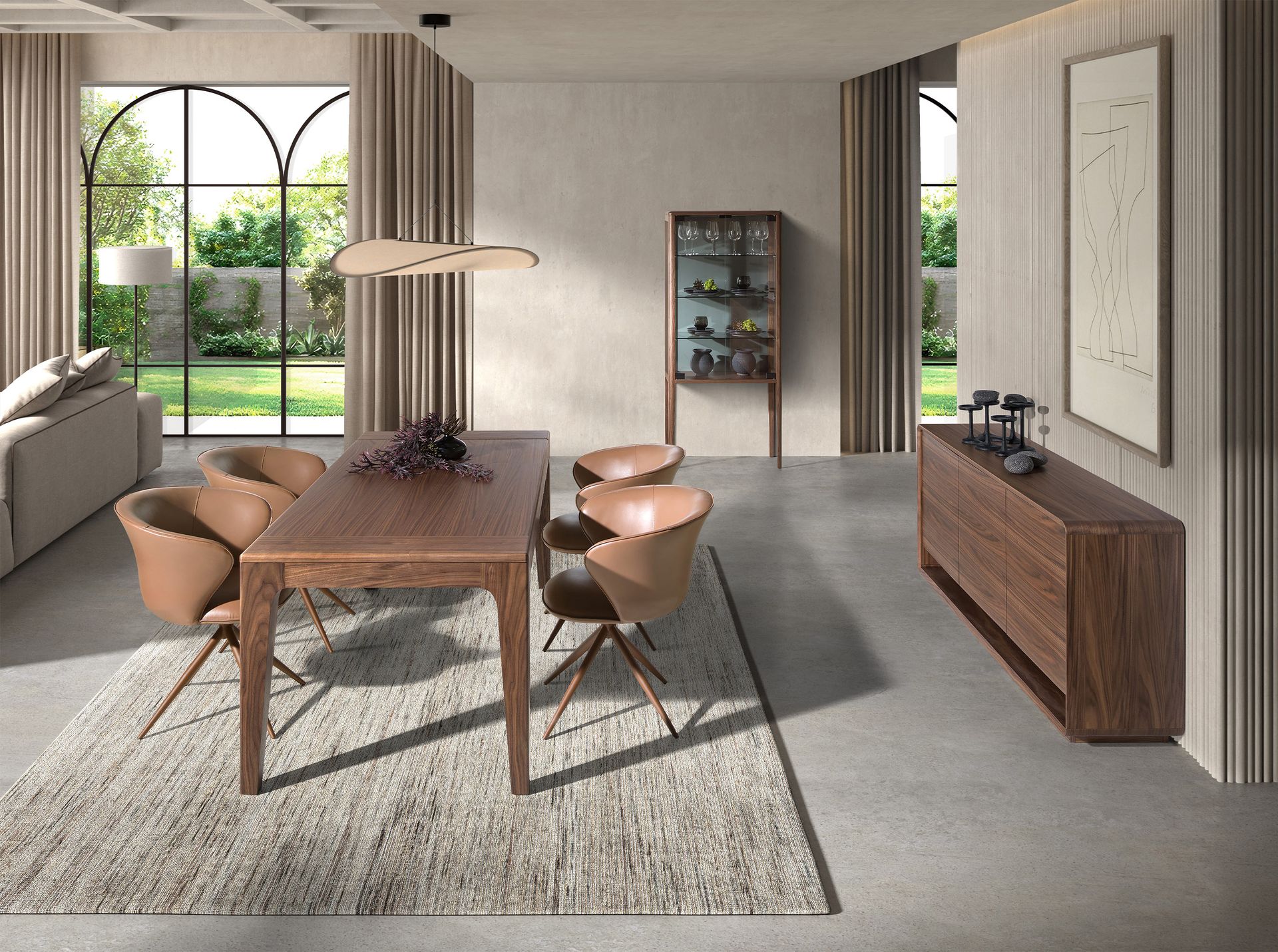 Walnut sideboard