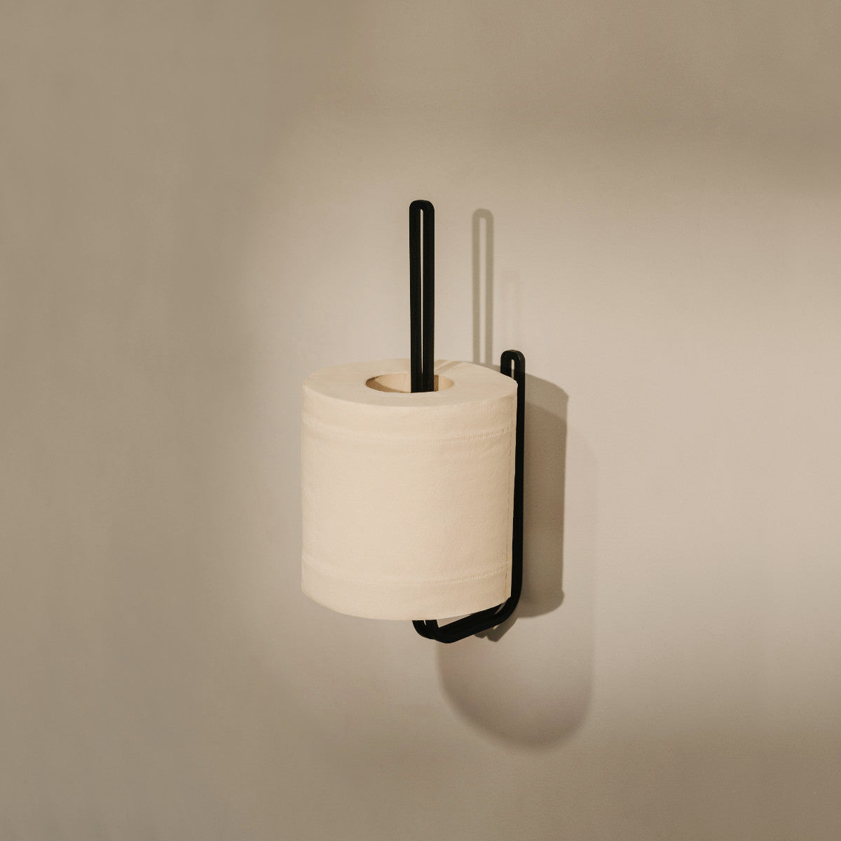 LILLE wall-mounted toilet paper holder for spare rolls