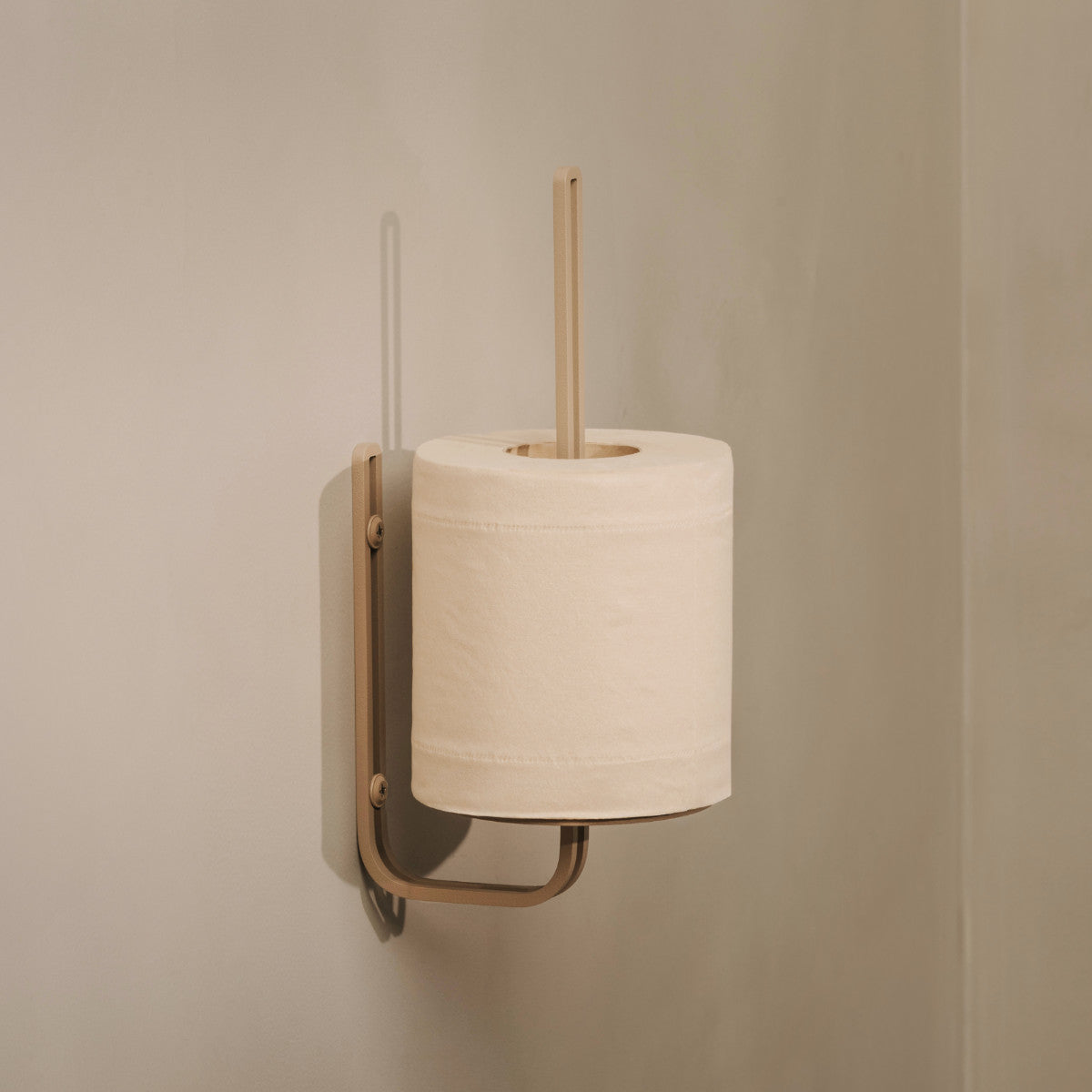 LILLE wall-mounted toilet paper holder for spare rolls