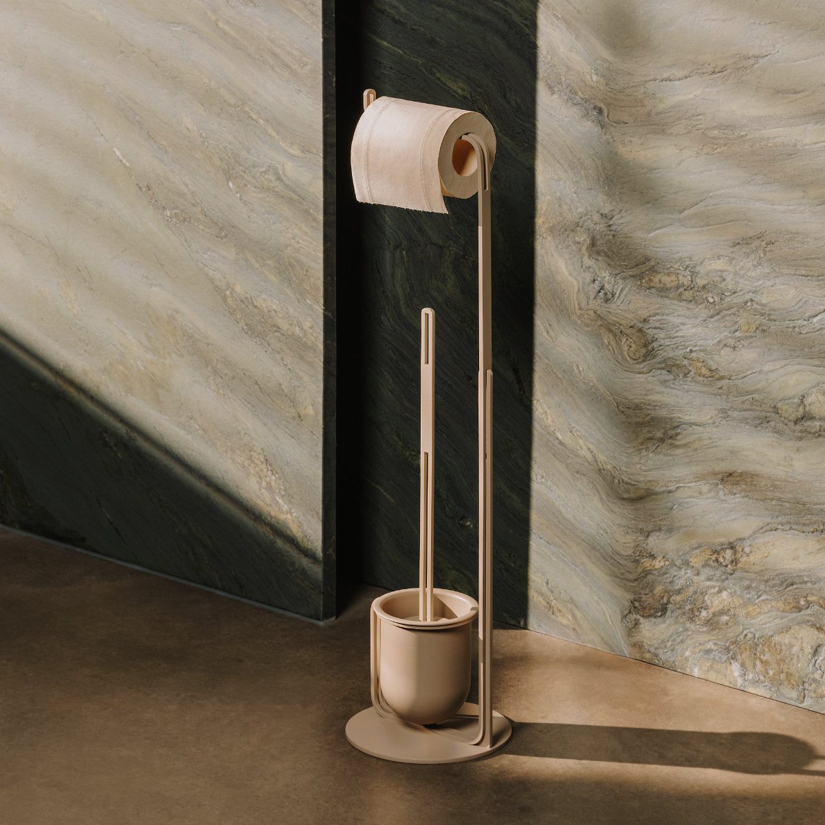 MONACO toilet butler (stand with toilet roll and brush holder)