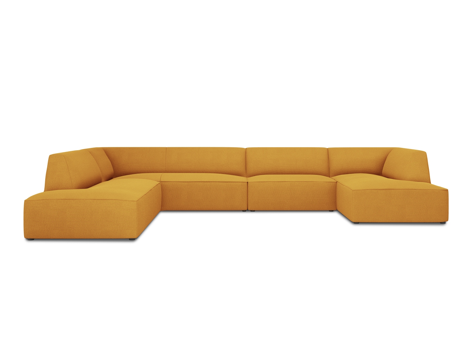 Panoramic Left Corner Sofa, "Ruby", 7 Seats, 366x273x69
