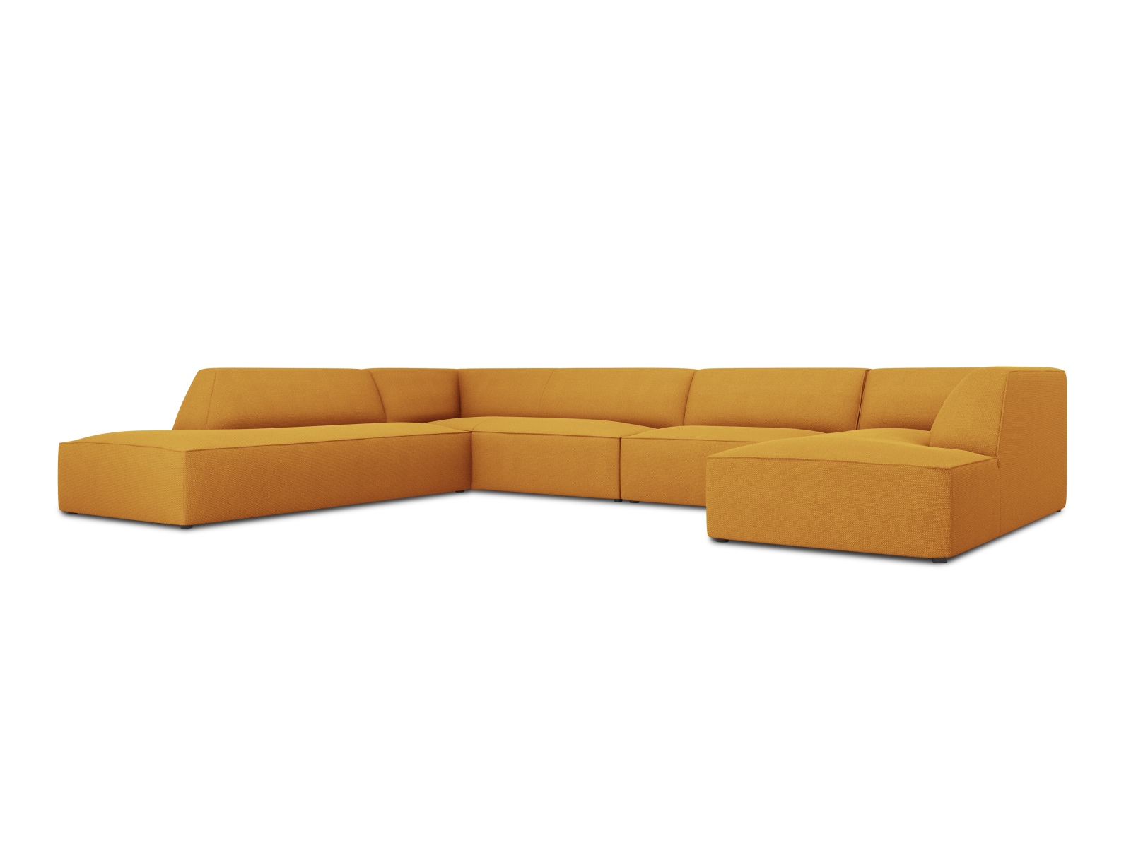 Panoramic Left Corner Sofa, "Ruby", 7 Seats, 366x273x69