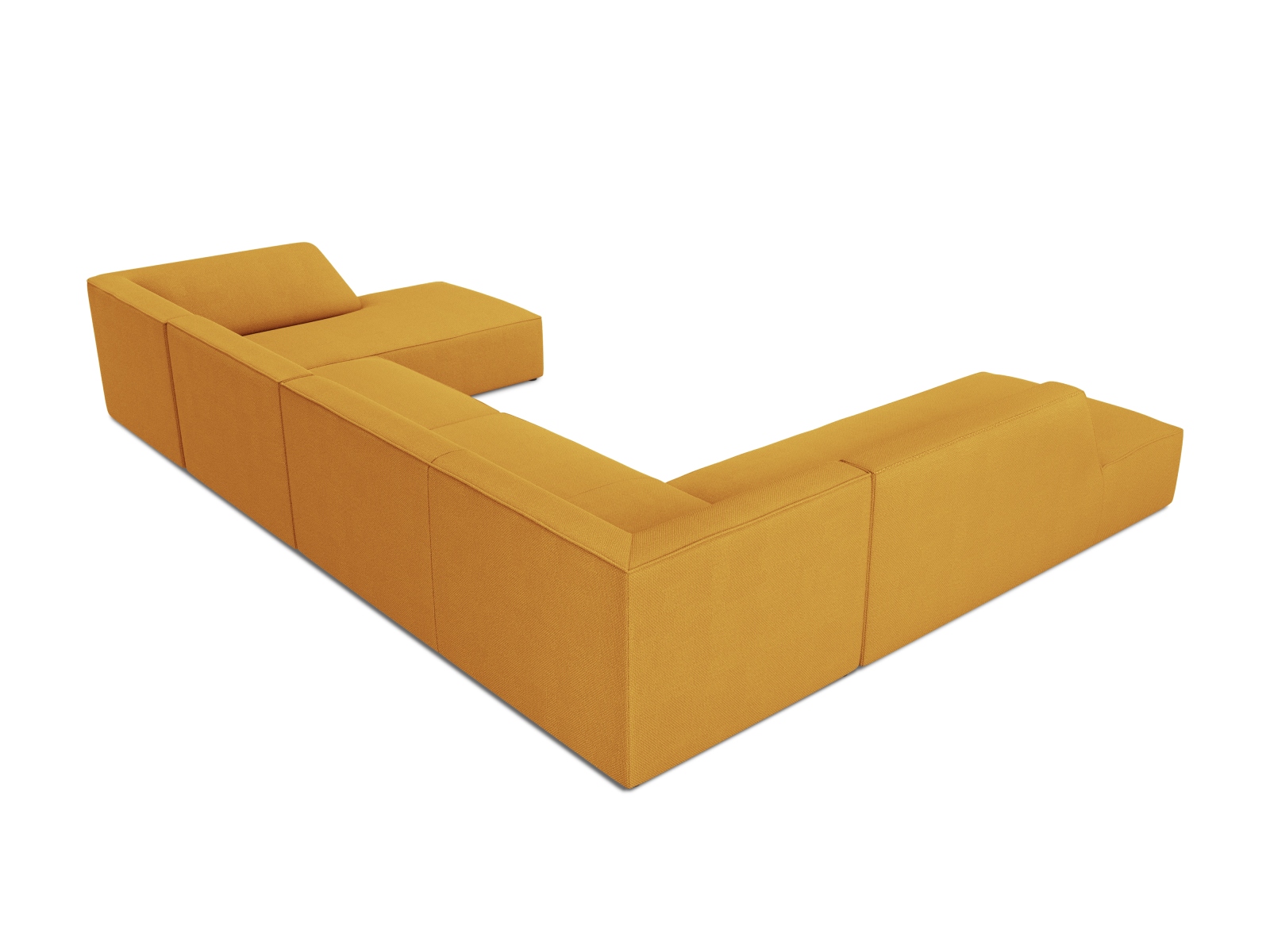 Panoramic Left Corner Sofa, "Ruby", 7 Seats, 366x273x69