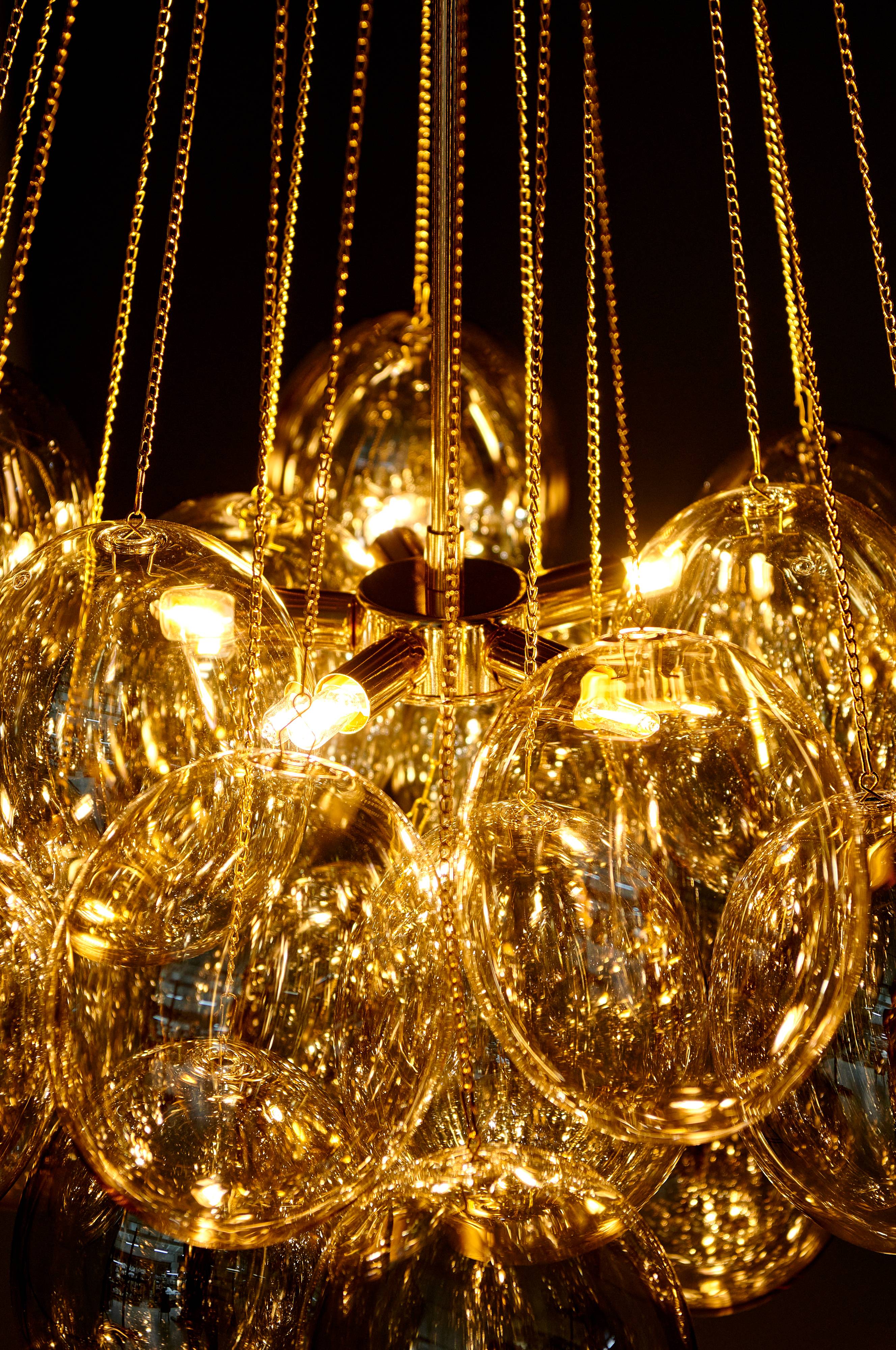 Taklampe Amber
