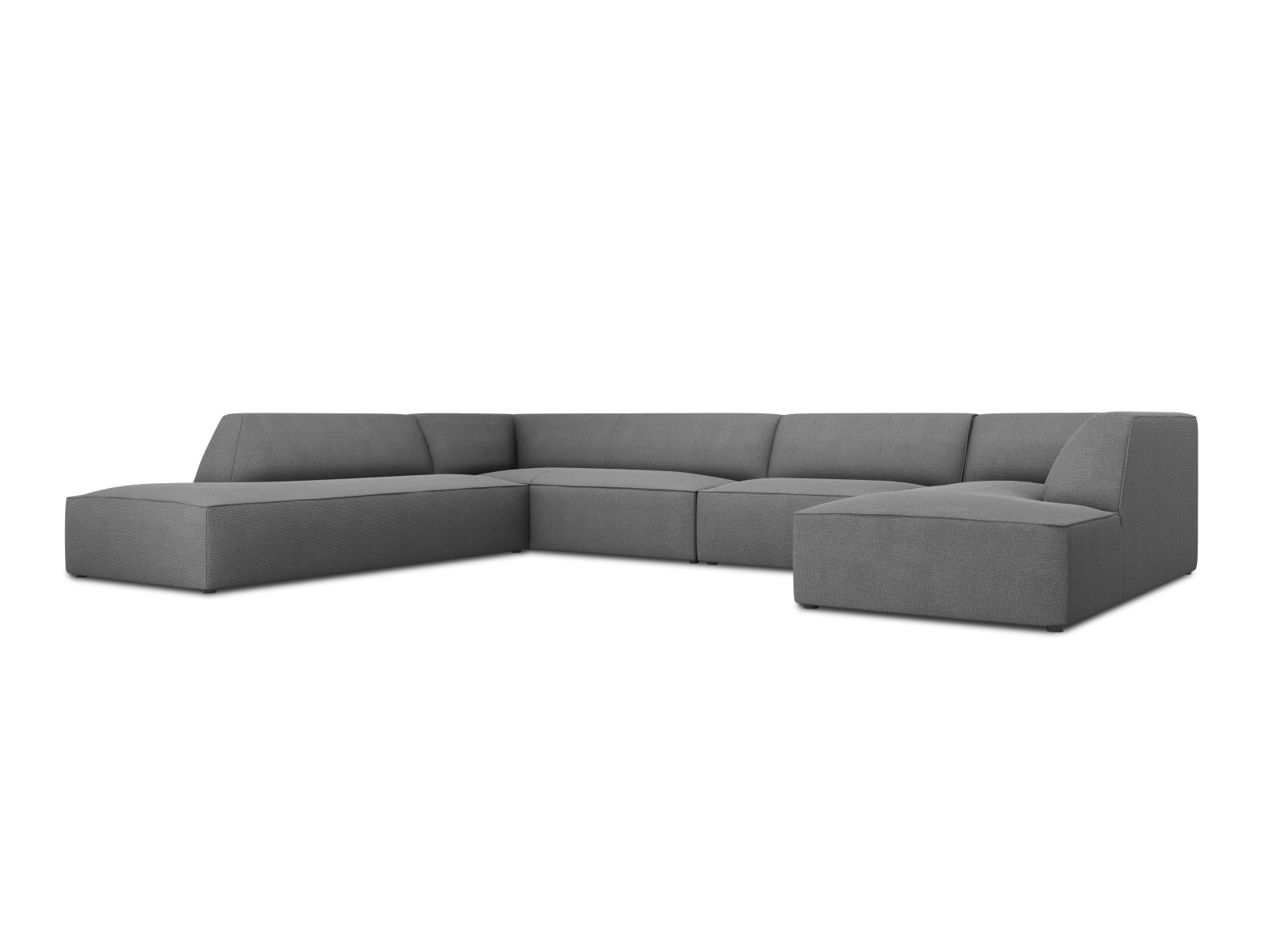 Panoramic Left Corner Sofa, "Ruby", 7 Seats, 366x273x69