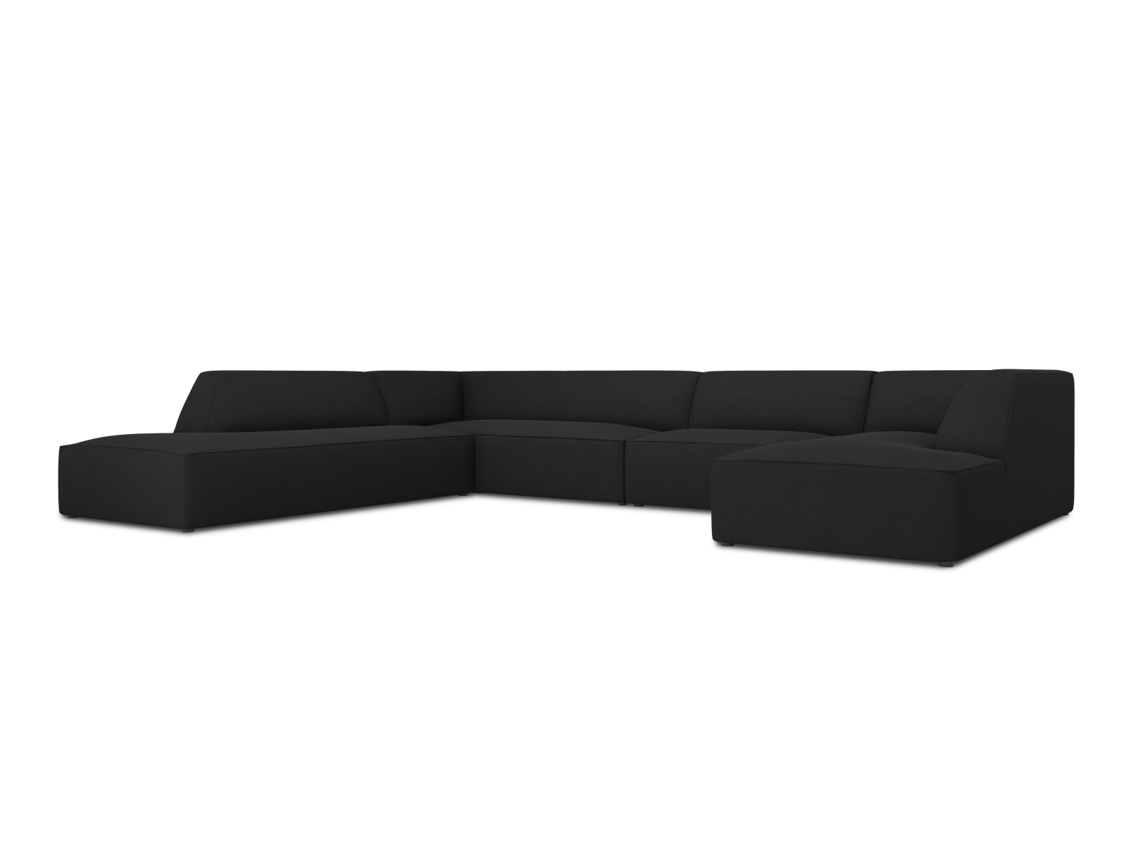 Panoramic Left Corner Sofa, "Ruby", 7 Seats, 366x273x69