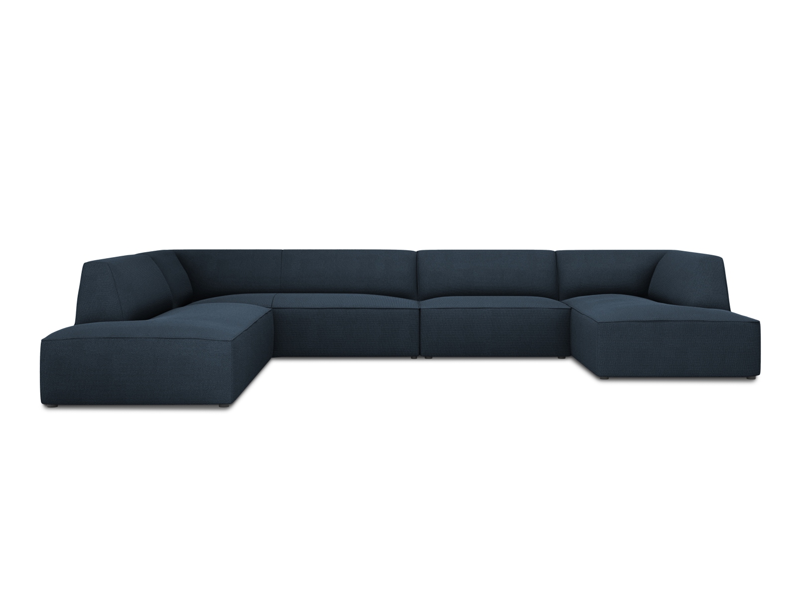 Panoramic Left Corner Sofa, "Ruby", 7 Seats, 366x273x69
