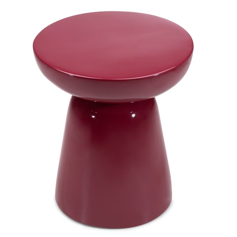 Stolik boczny Logan 40 cm,  burgund/wiśnia, glossy