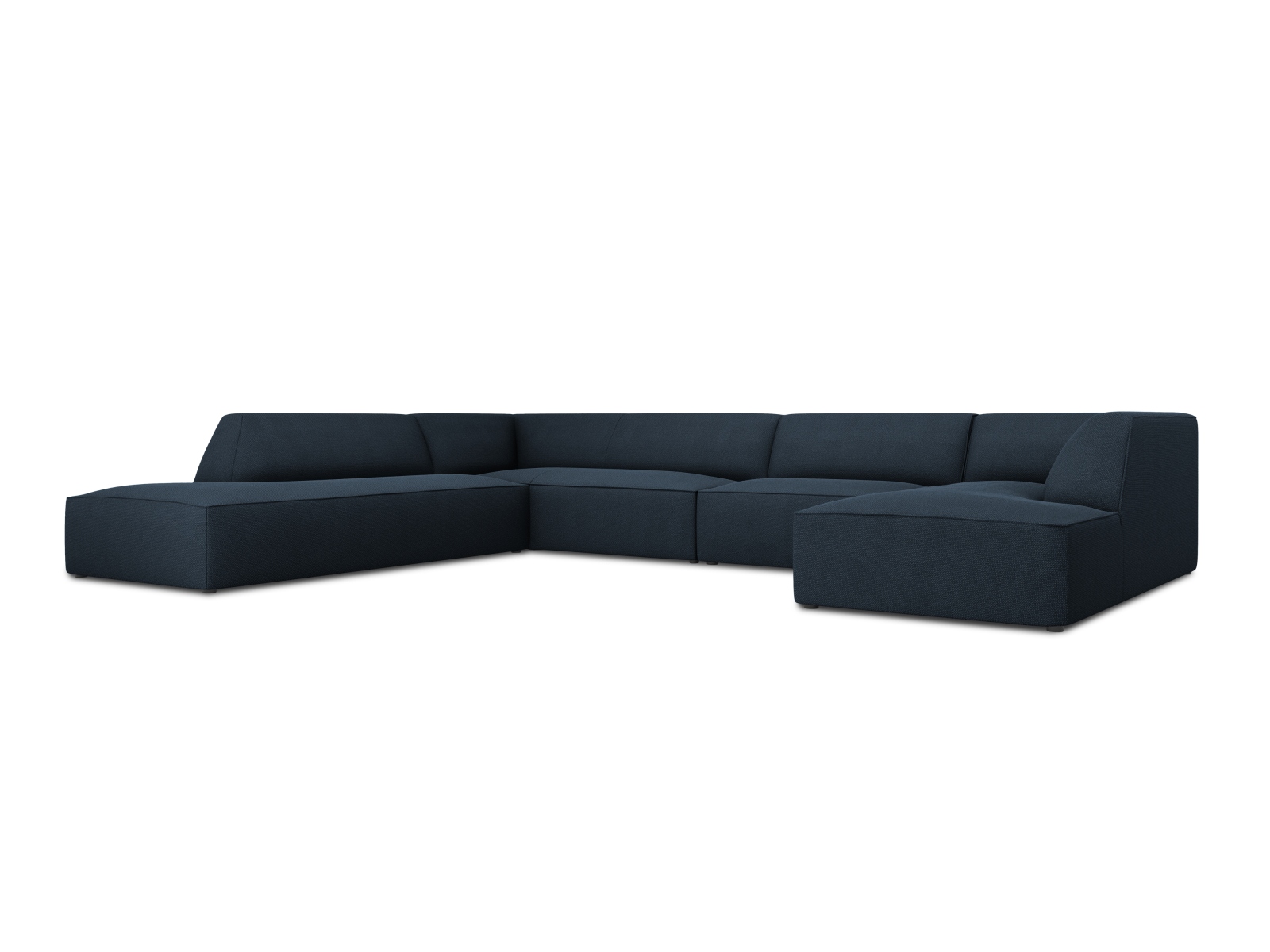 Panoramic Left Corner Sofa, "Ruby", 7 Seats, 366x273x69