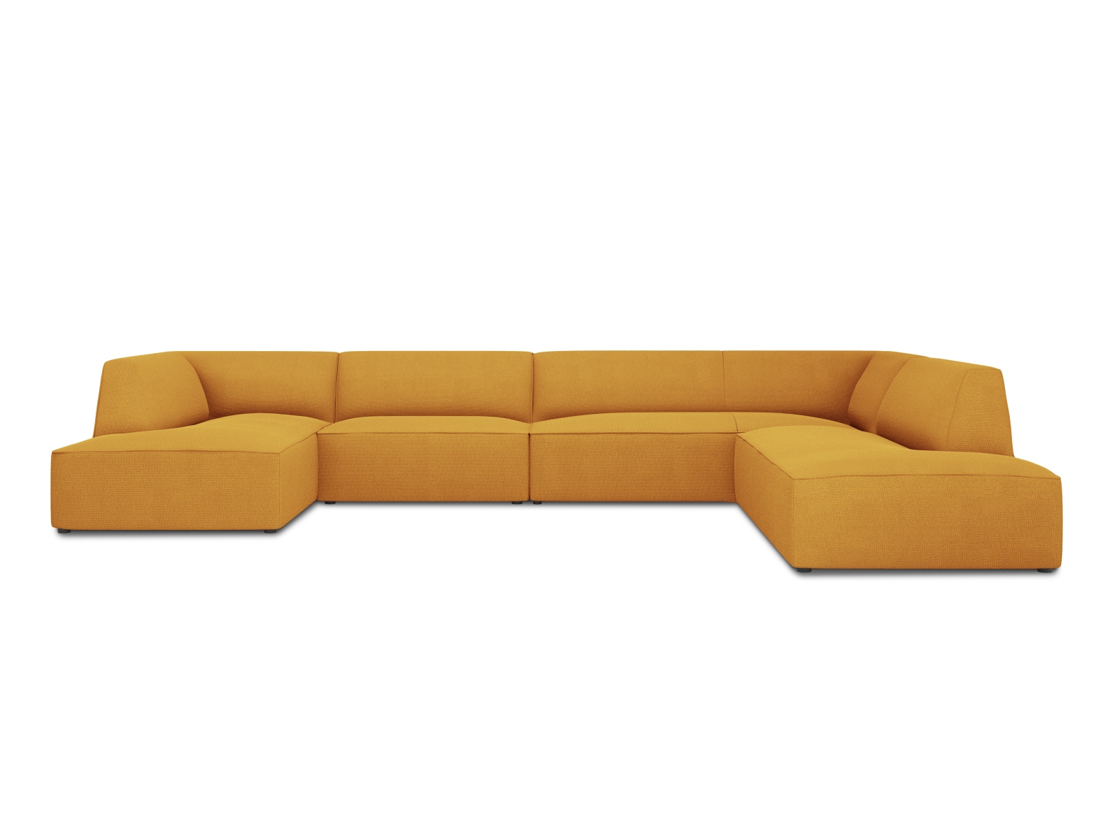 Panoramic Right Corner Sofa, "Ruby", 7 Seats, 366x273x69