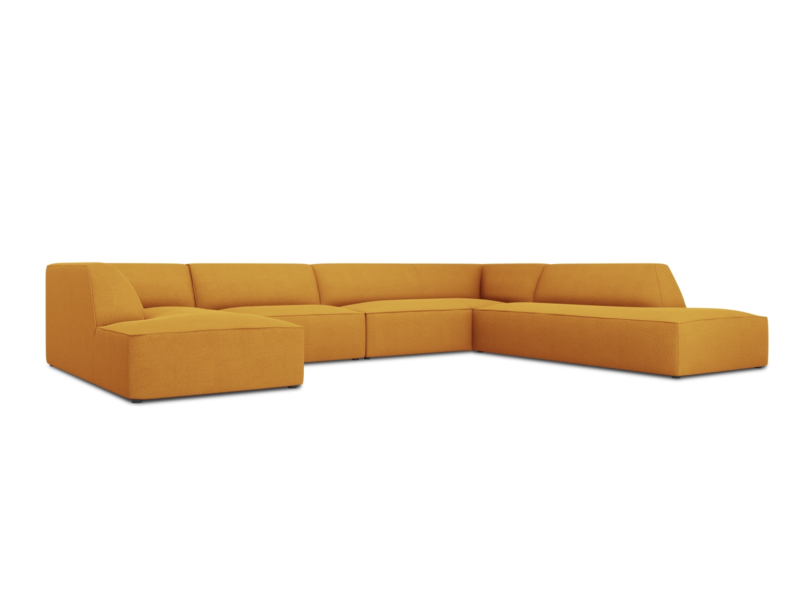 Panoramic Right Corner Sofa, "Ruby", 7 Seats, 366x273x69