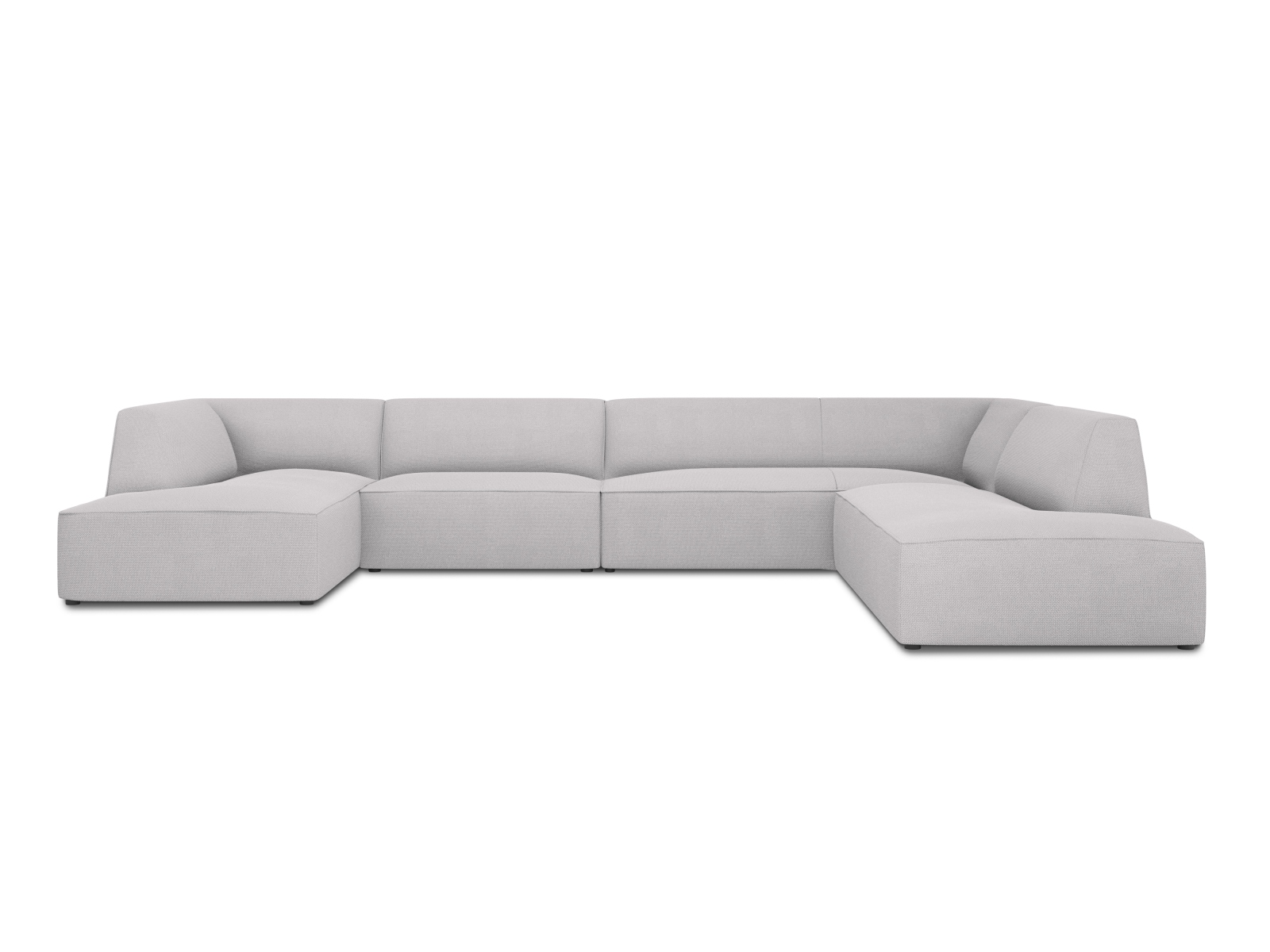 Panoramic Right Corner Sofa, "Ruby", 7 Seats, 366x273x69