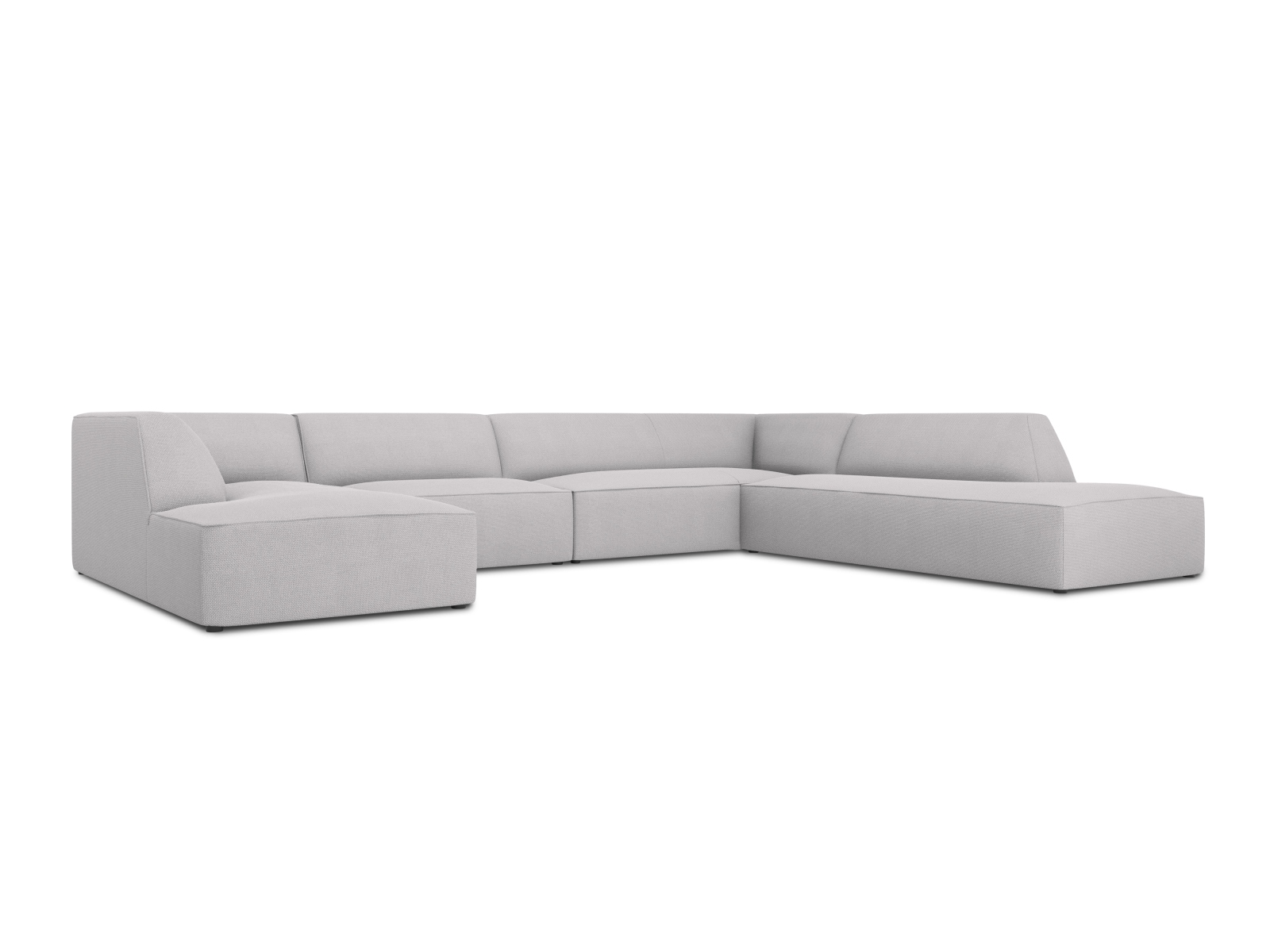 Panoramic Right Corner Sofa, "Ruby", 7 Seats, 366x273x69