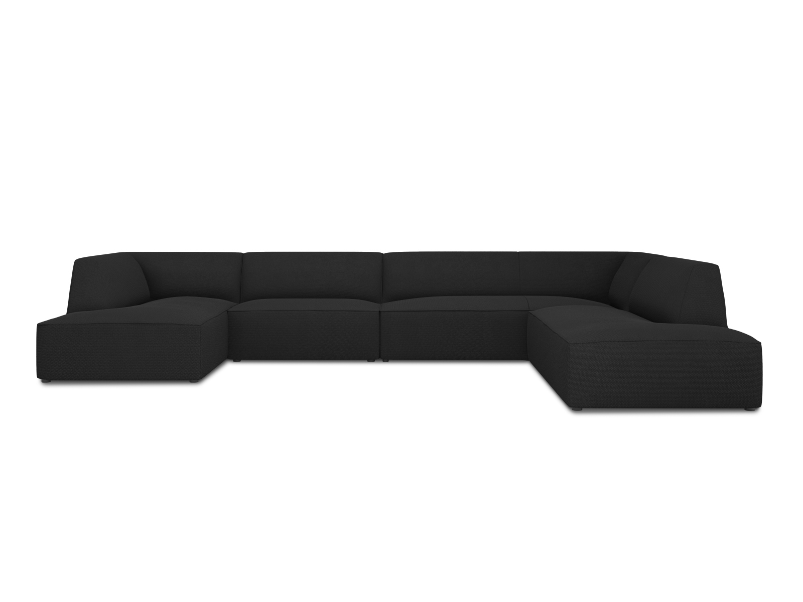 Panoramic Right Corner Sofa, "Ruby", 7 Seats, 366x273x69