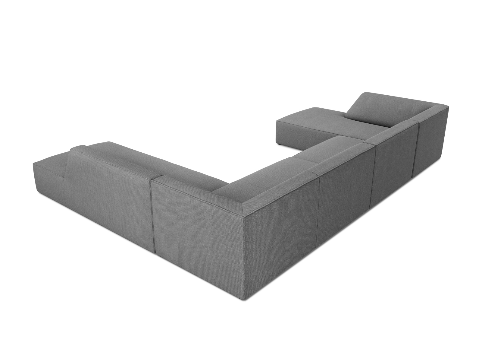 Panoramic Right Corner Sofa, "Ruby", 7 Seats, 366x273x69