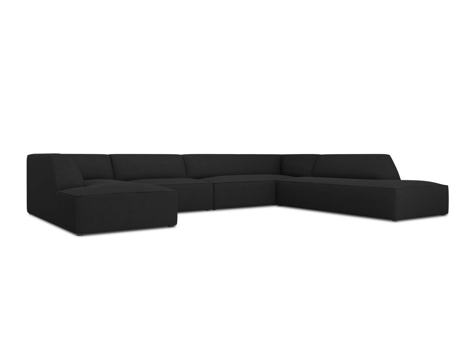 Panoramic Right Corner Sofa, "Ruby", 7 Seats, 366x273x69