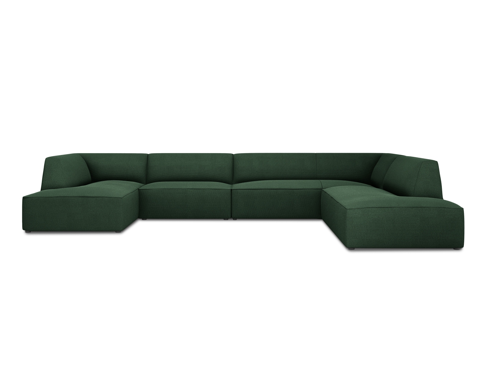 Panoramic Right Corner Sofa, "Ruby", 7 Seats, 366x273x69