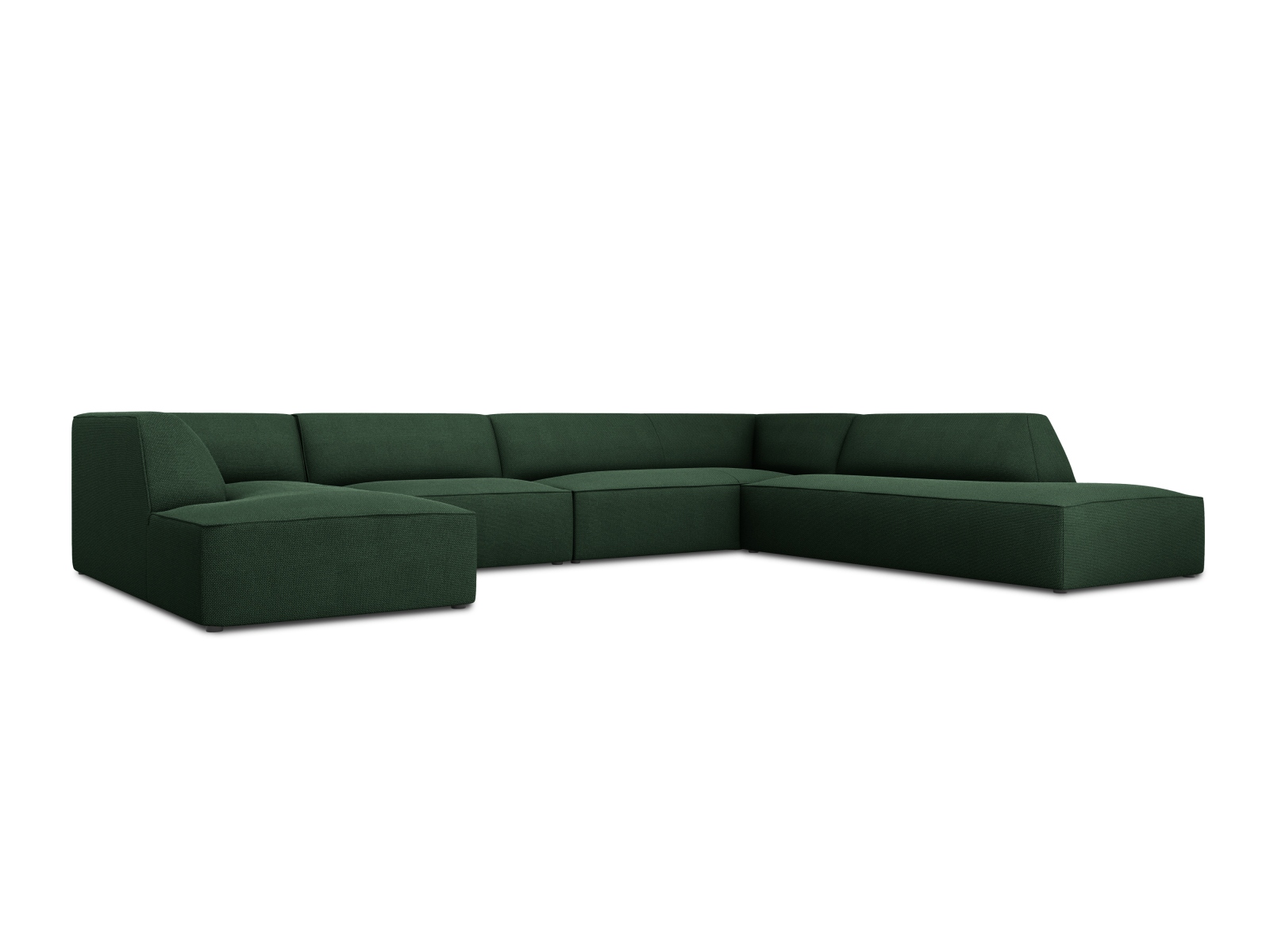 Panoramic Right Corner Sofa, "Ruby", 7 Seats, 366x273x69