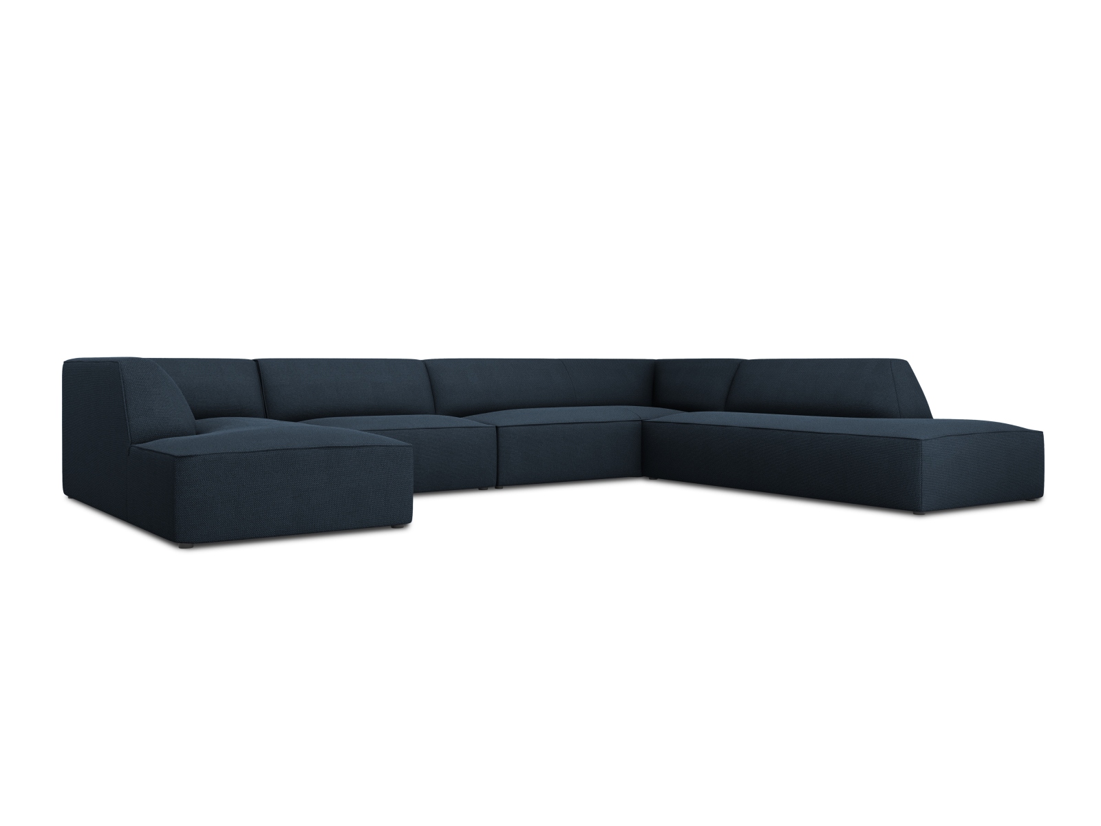 Panoramic Right Corner Sofa, "Ruby", 7 Seats, 366x273x69