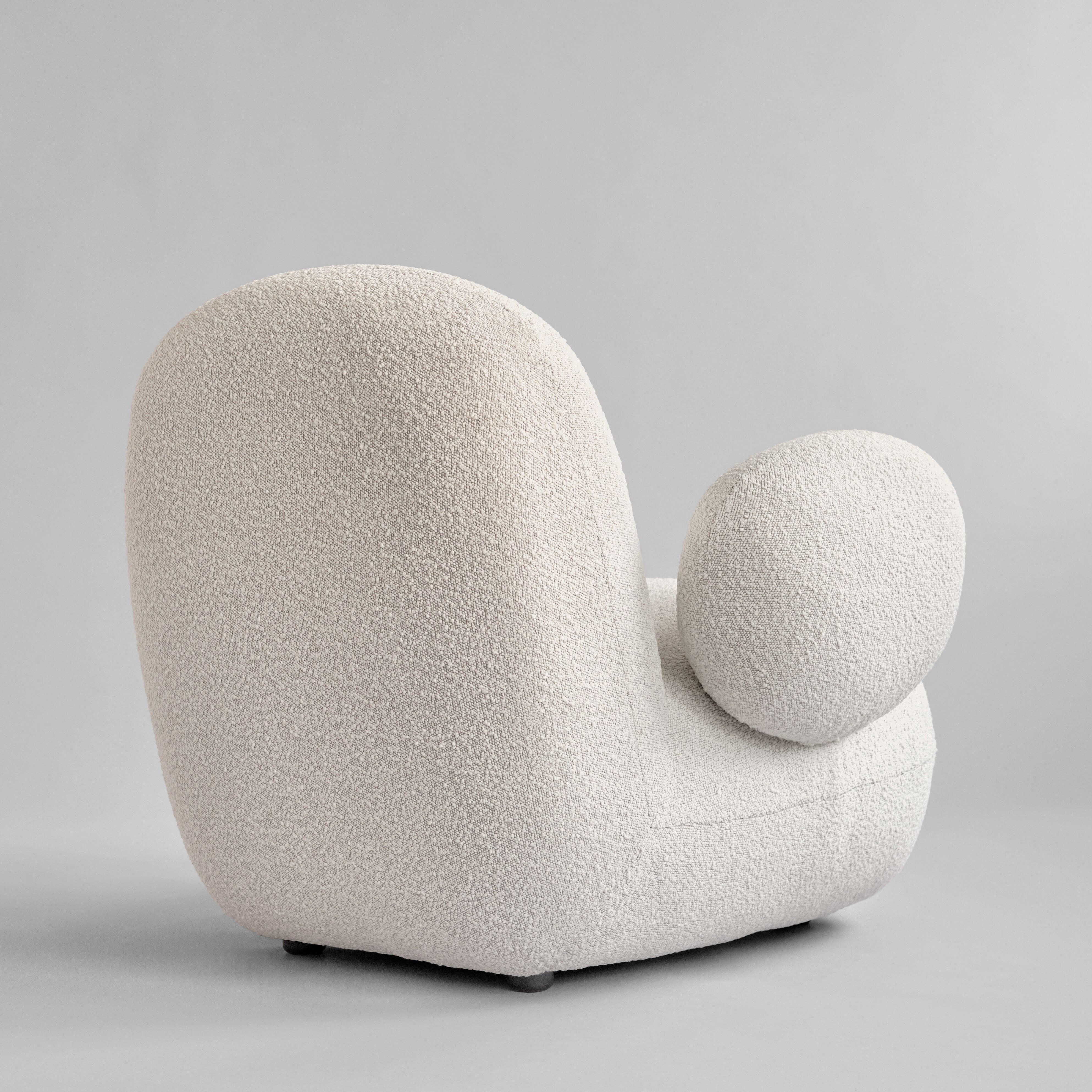 Toe Armchair, Flat - Off White