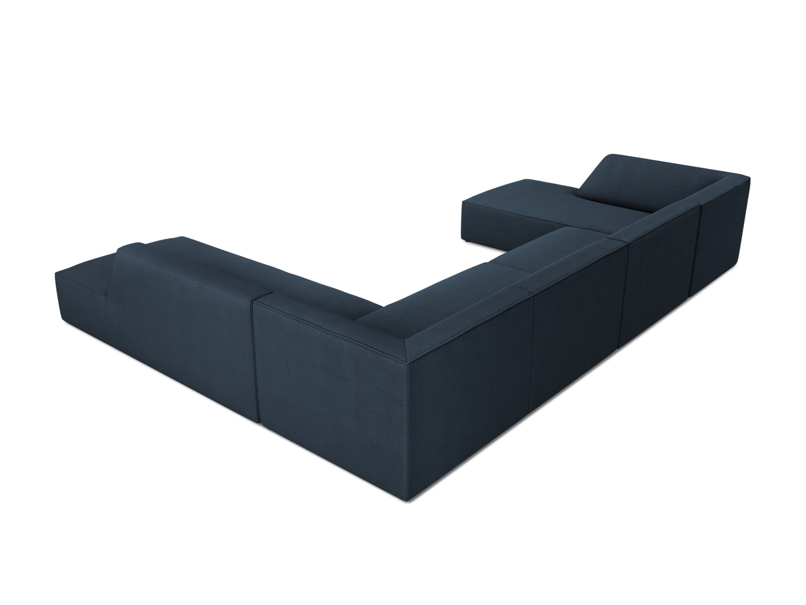 Panoramic Right Corner Sofa, "Ruby", 7 Seats, 366x273x69