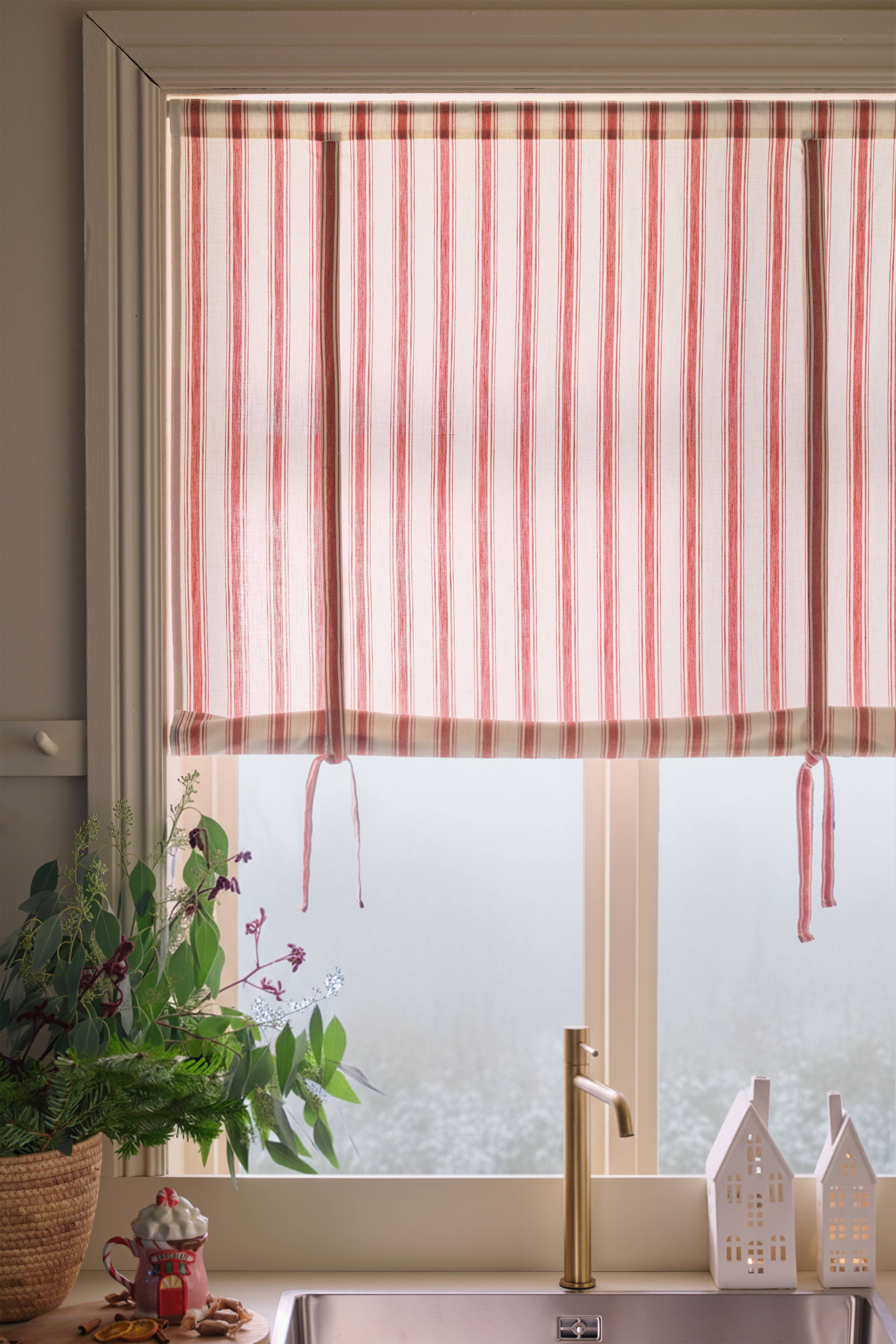 Roll up-gardin Sally Stripe Rollup Curtains
