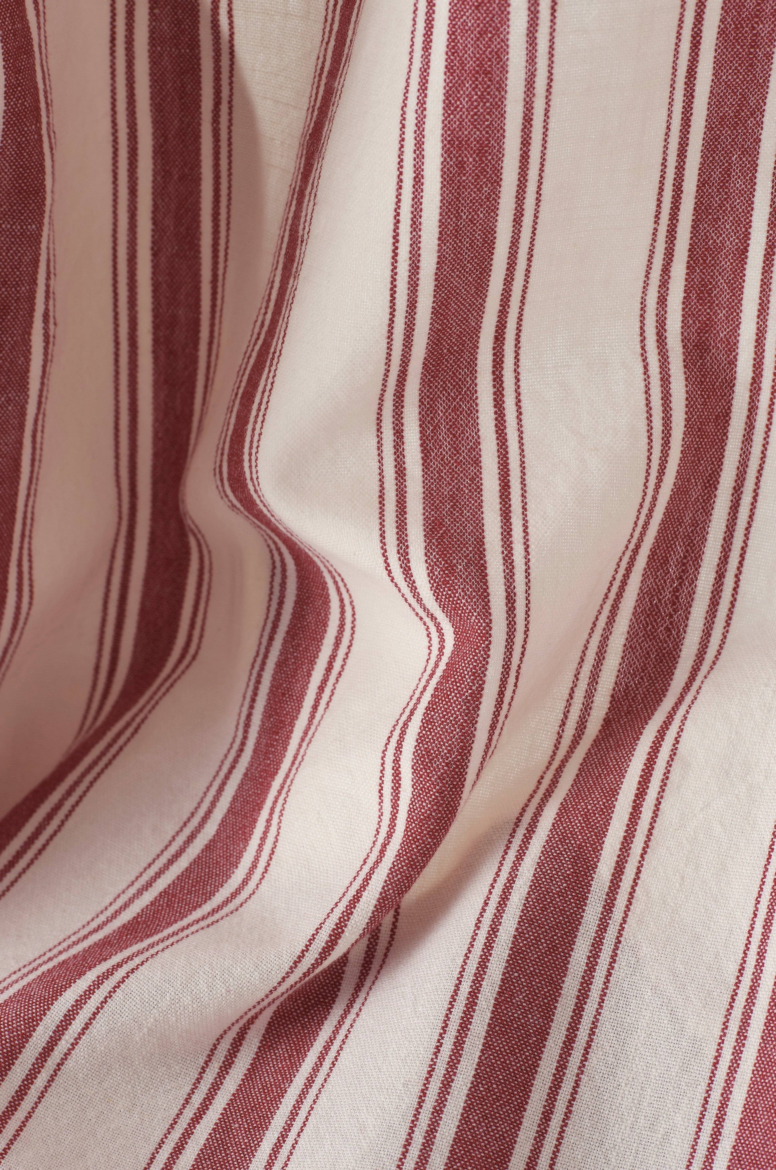 Gardin med multibånd Sally Stripe 2-pakning