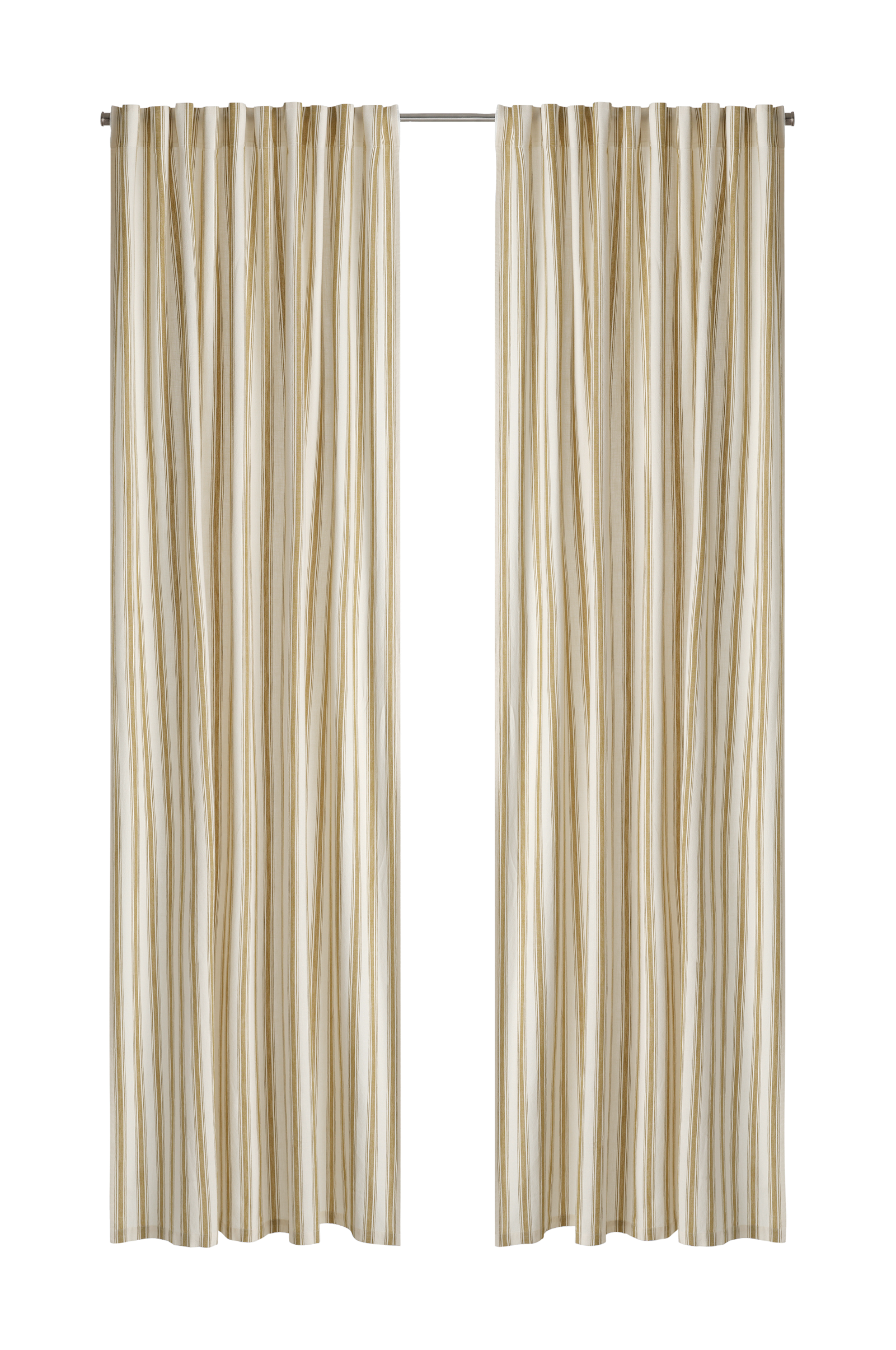 Gardin med multibånd Sally Stripe 2-pakning