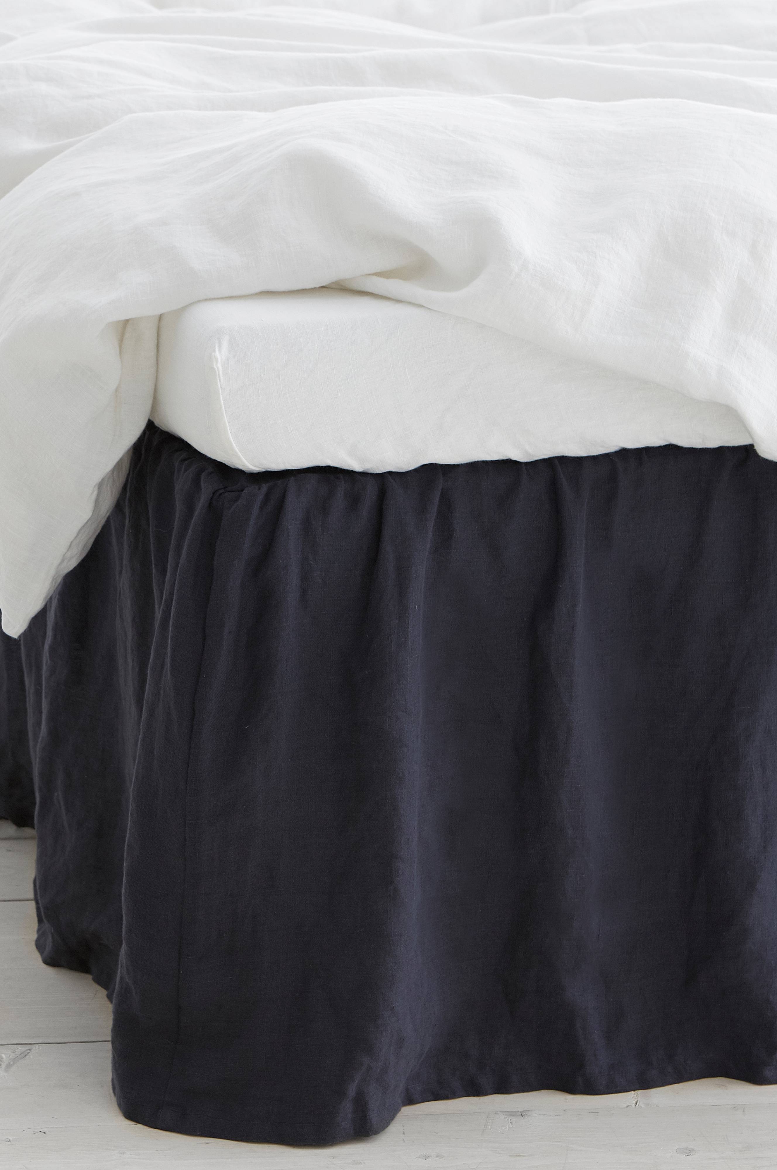 Sengekappe Candice i vasket lin 45 cm