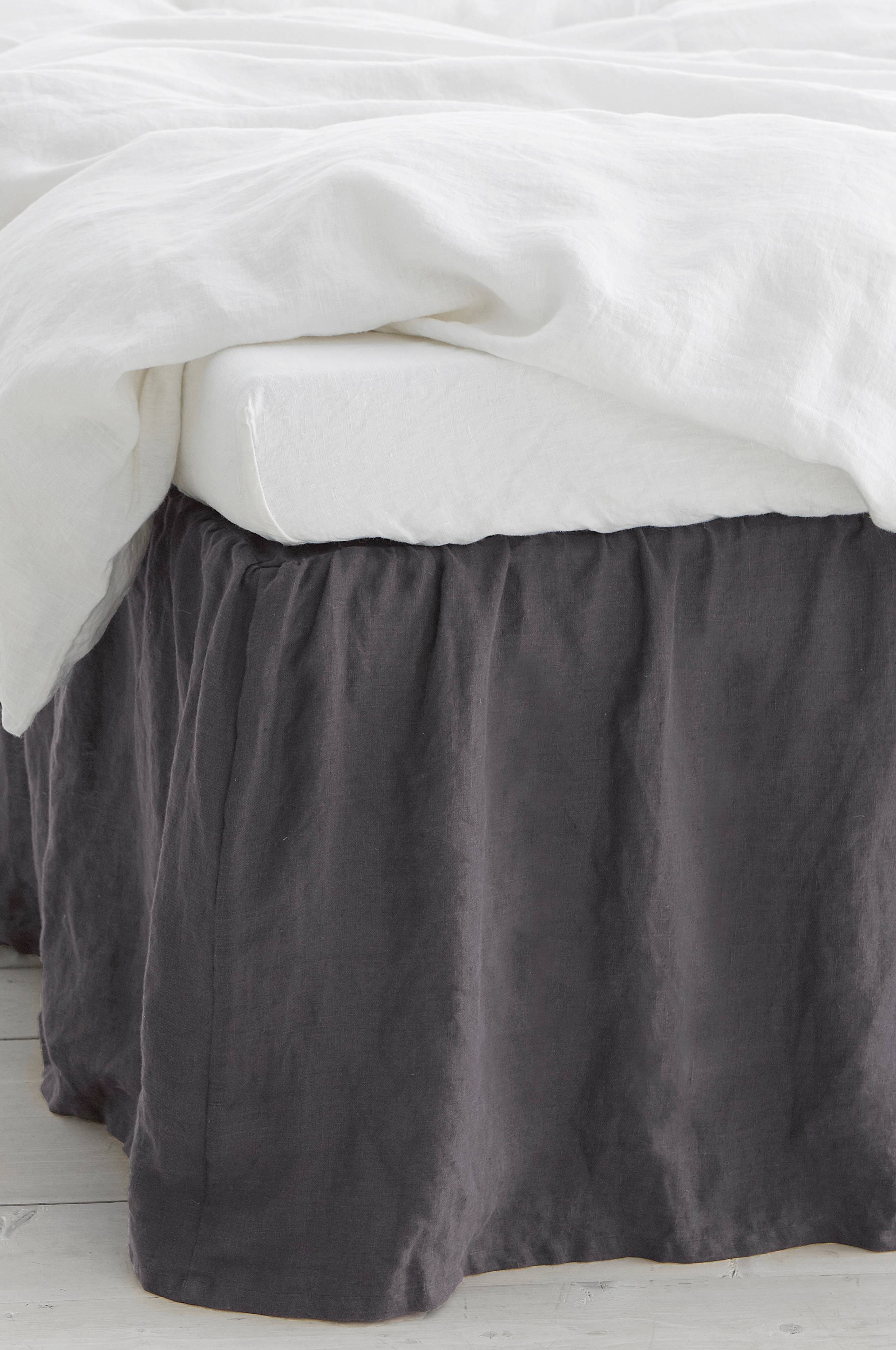 Sengekappe Candice i vasket lin 45 cm